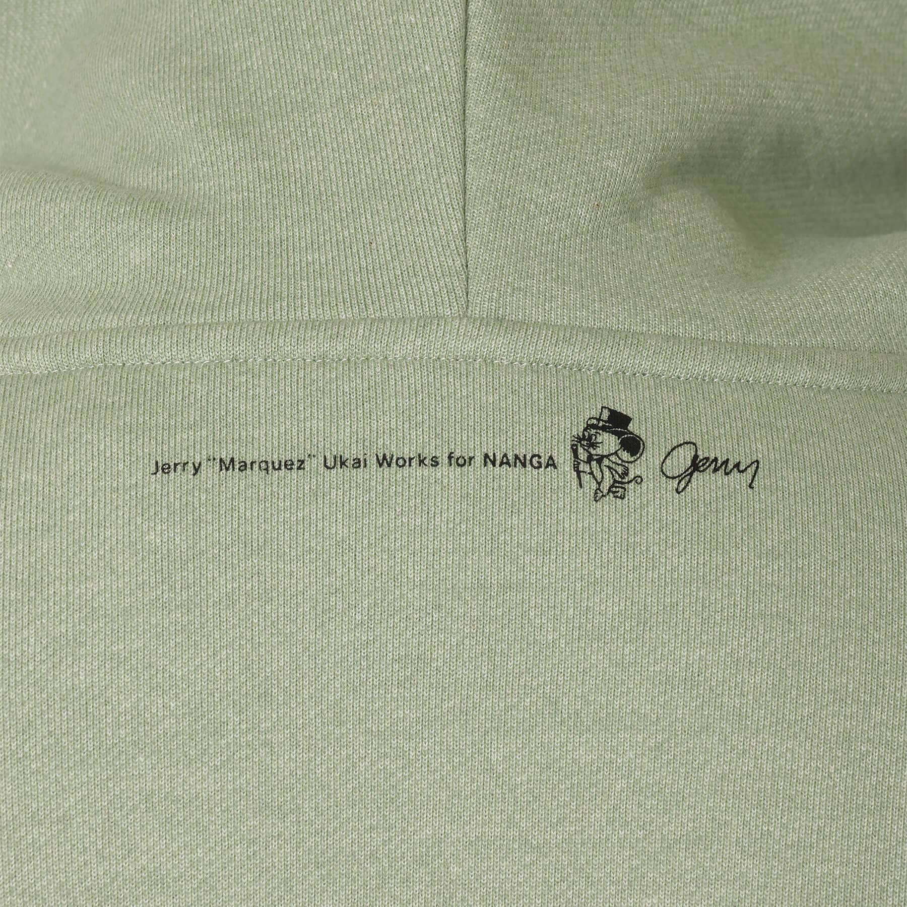 NANGA×Jerry Ukai ECO HYBRID NANGA LOGO HOODIE(UNISEX