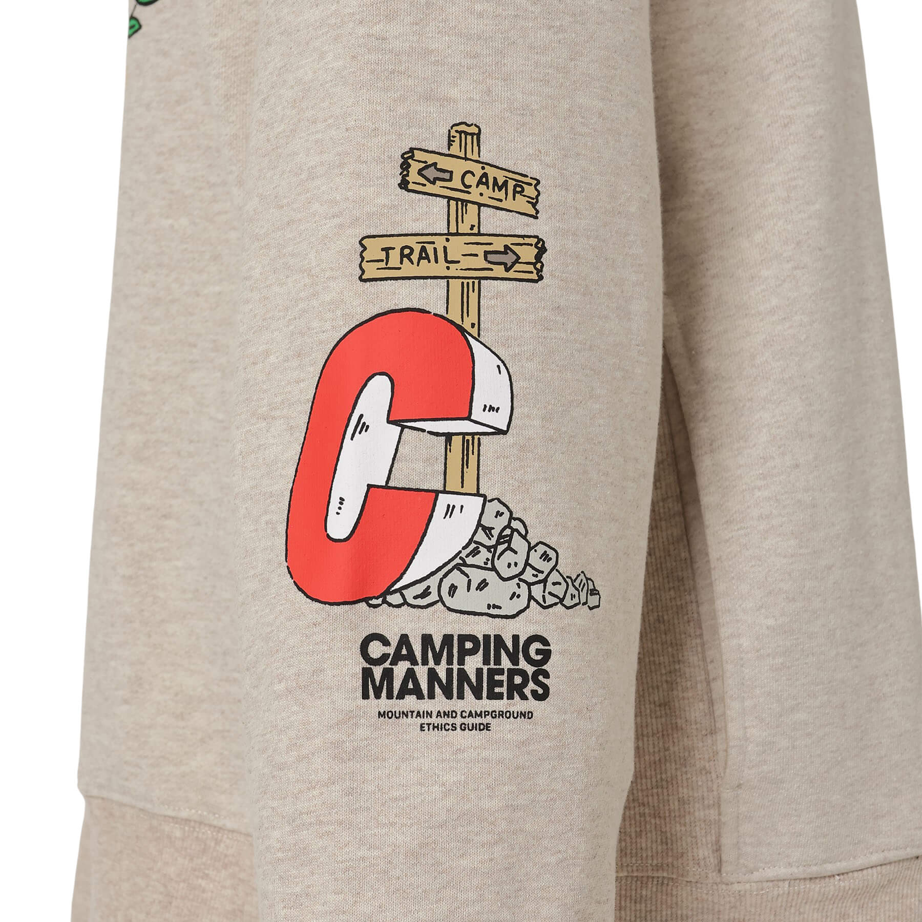 ECO HYBRID CAMPING MANNERS WASPS SWEATSHIRT(UNISEX) – NANGA ONLINE SHOP