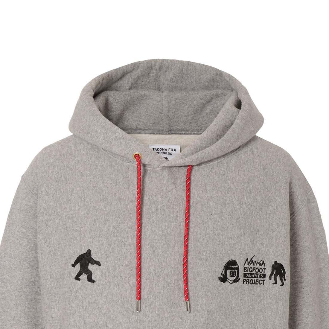 NANGA×TACOMA FUJI RECORDS BIGFOOT SURVEY PROJECT LOGO HOODIE(UNISEX)