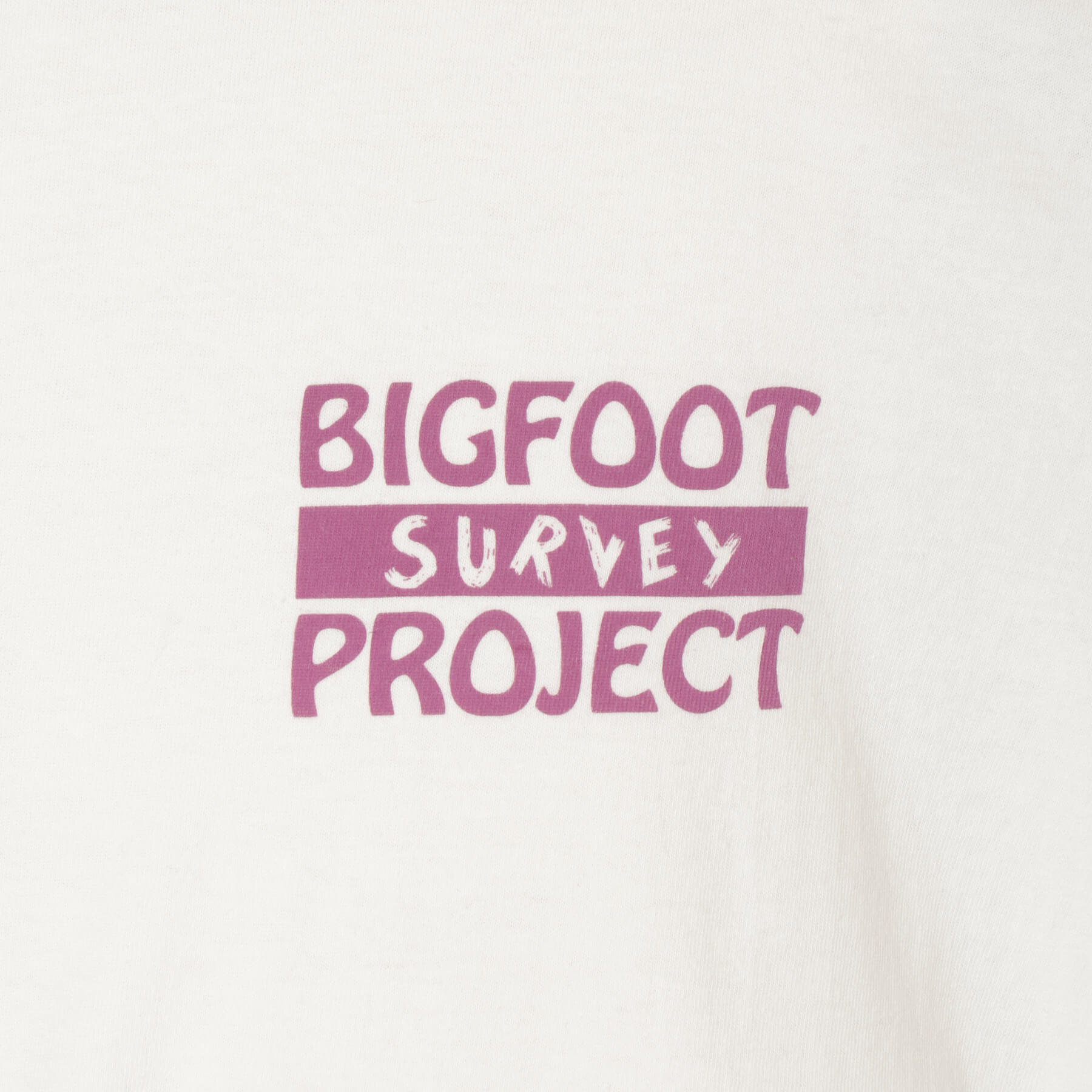 NANGA×TACOMA FUJI RECORDS BIGFOOT SURVEY PROJECT LOGO L/S