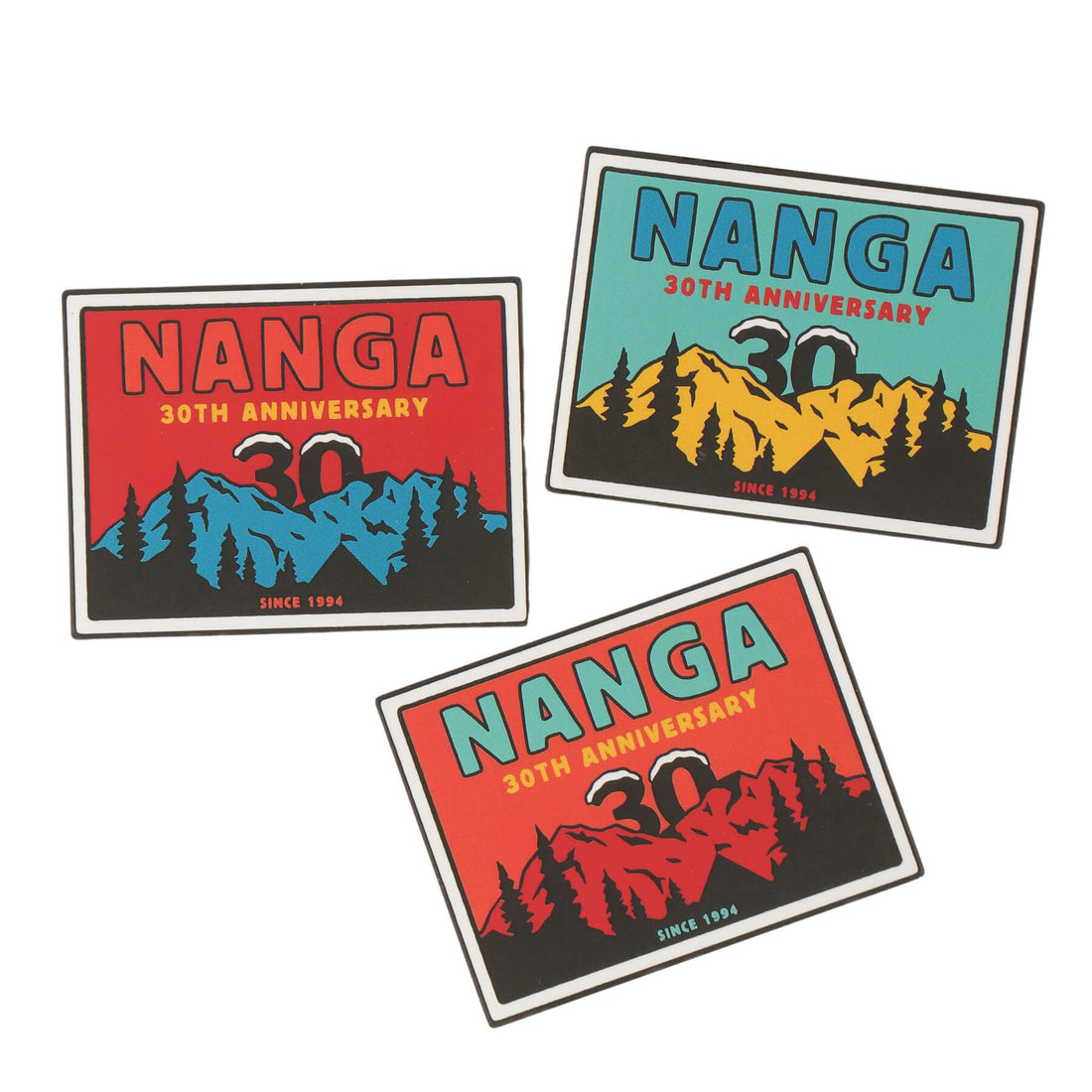 NANGA 30TH ANNIVERSARY STICKER SQUARE