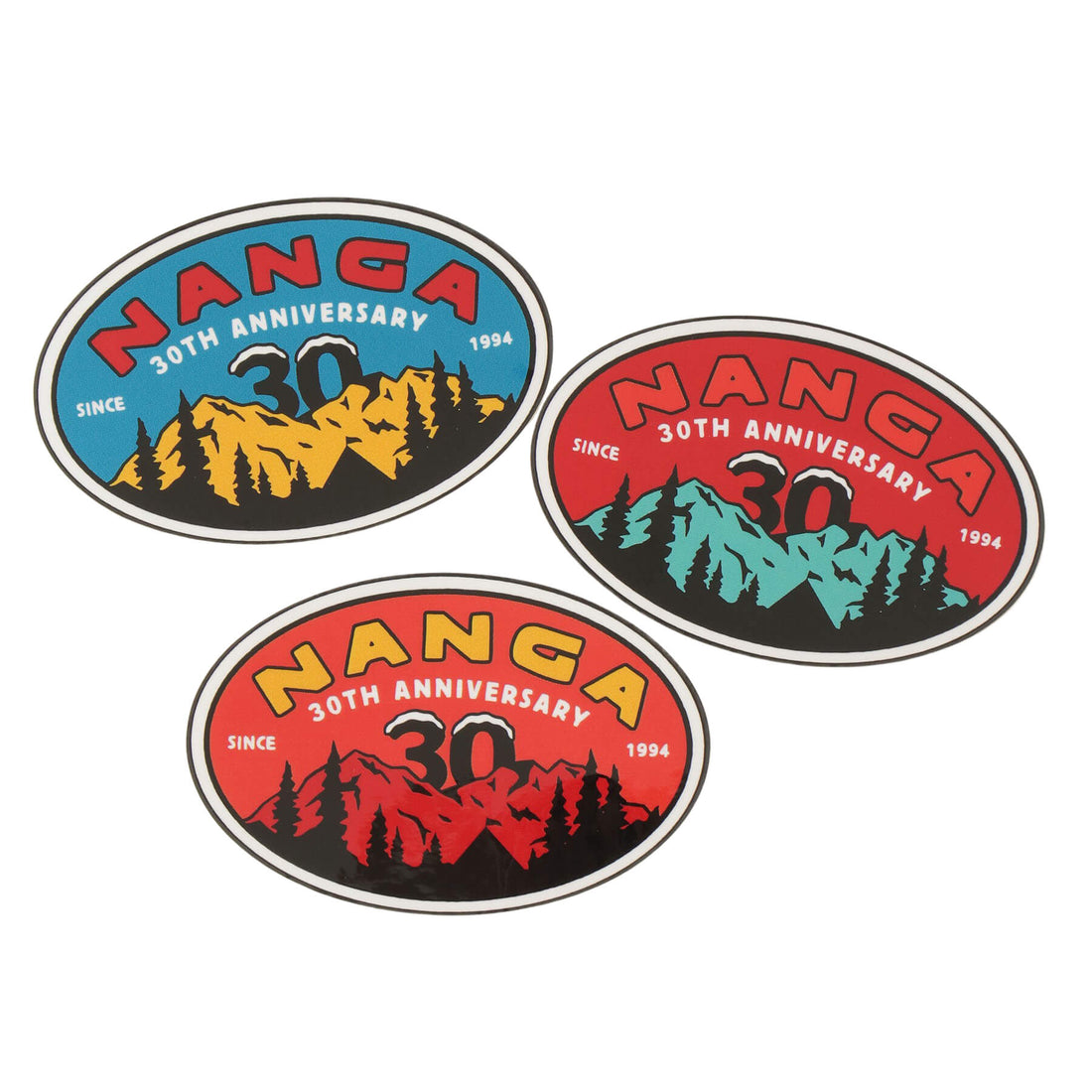 NANGA 30TH ANNIVERSARY STICKER OVAL