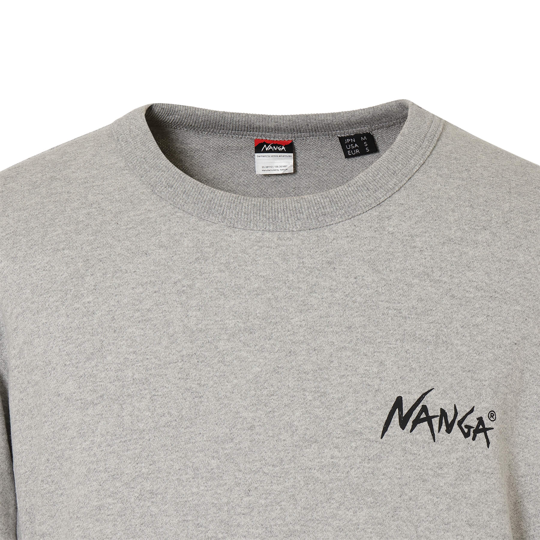 ECO HYBRID CAMPING MANNERS MT.WEATHER SWEATSHIRT(UNISEX) – NANGA ONLINE SHOP