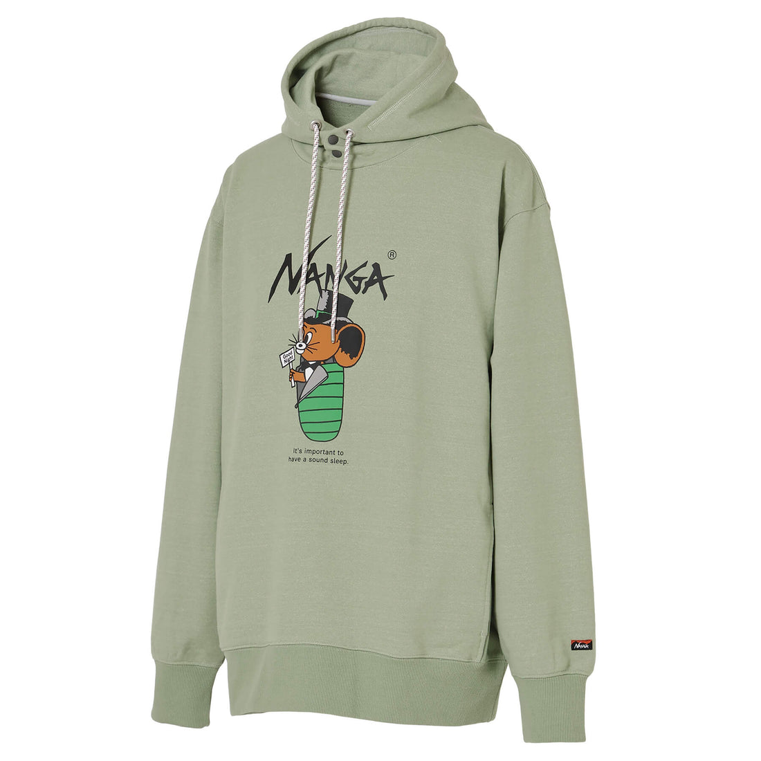 NANGA×Jerry Ukai ECO HYBRID Sleeping Jerry Marquez HOODIE(UNISEX)