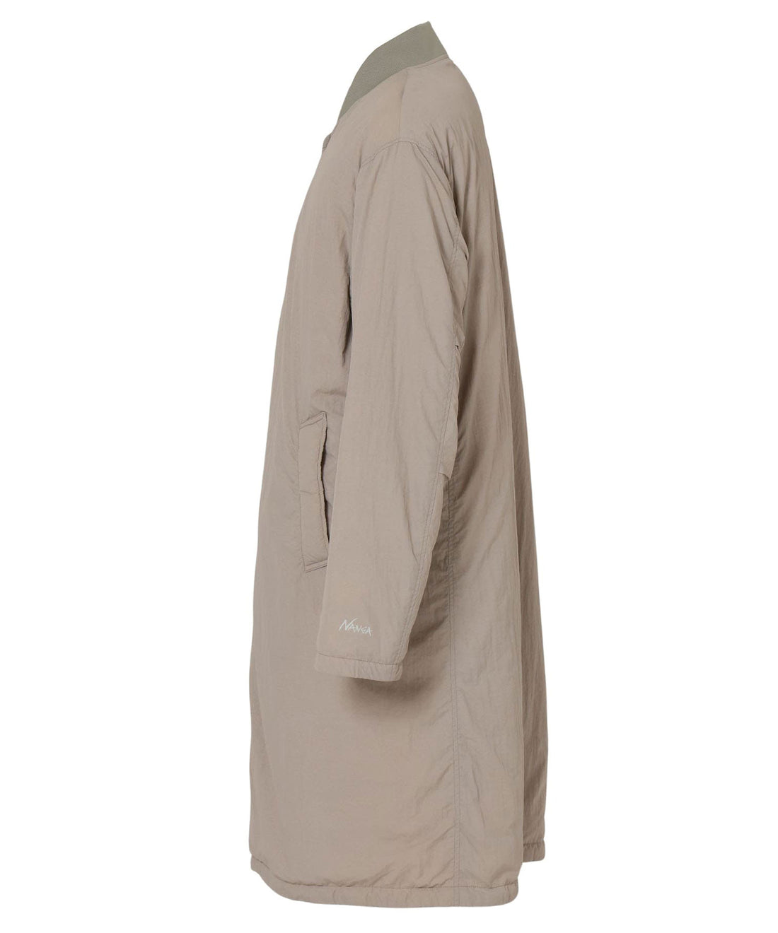 RIB COLLAR SOFT DOWN COAT(UNISEX)