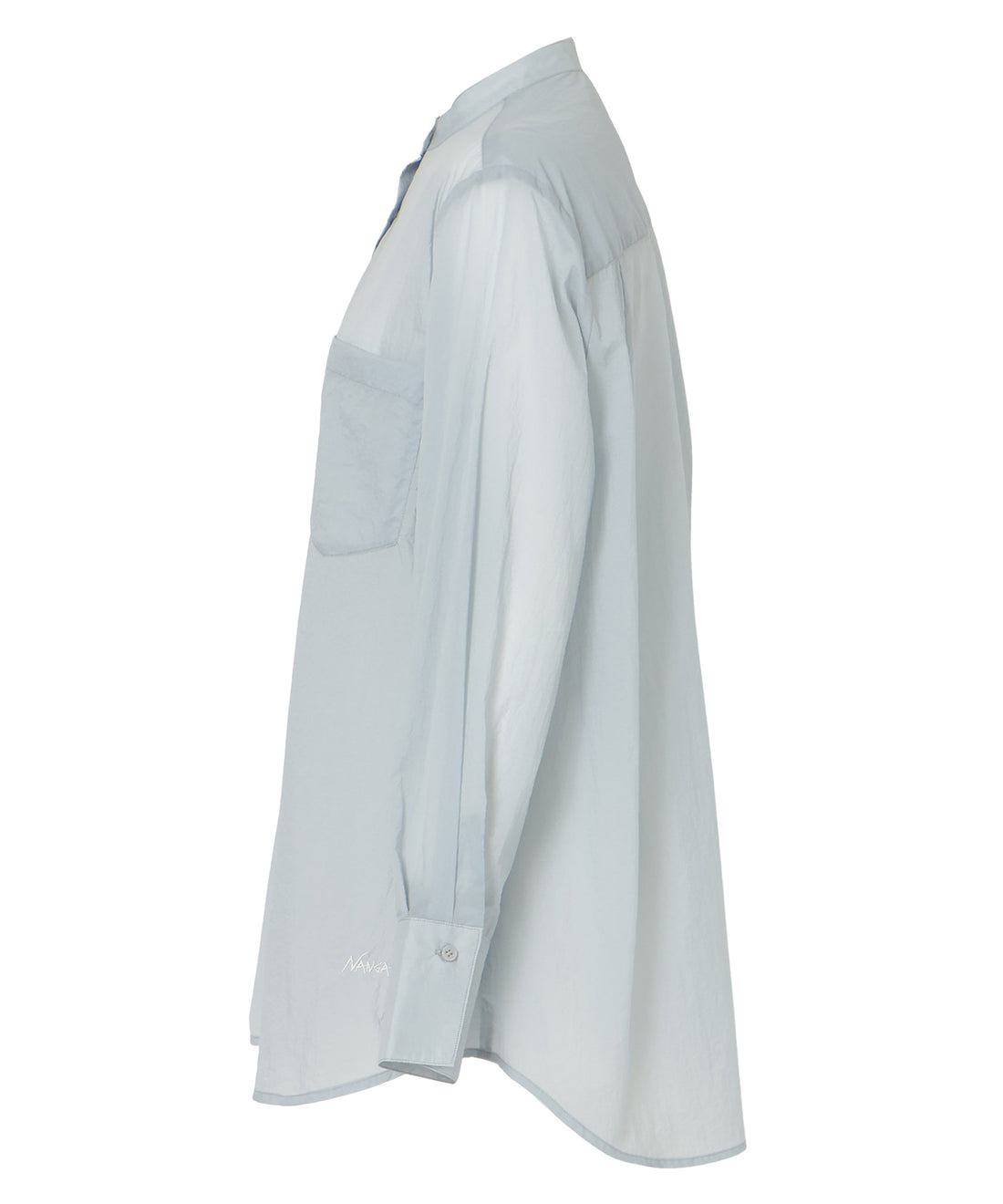 シアーバンドカラーシャツ （ウィメンズ）