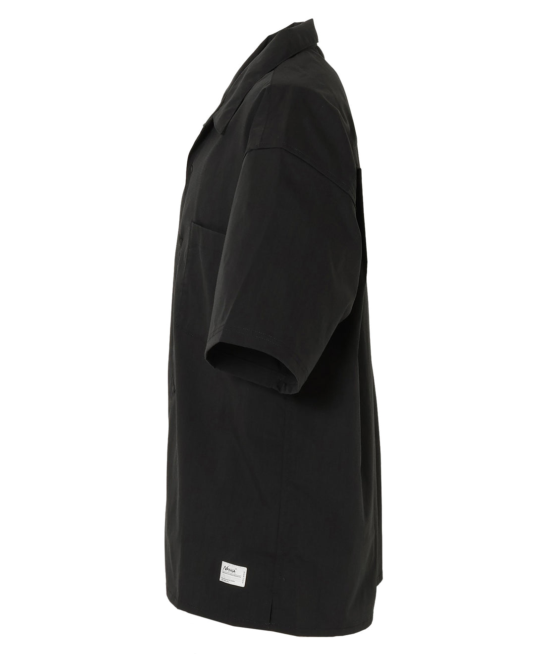 ヒノックリップストップ オープンカラー ショートスリーブシャツ