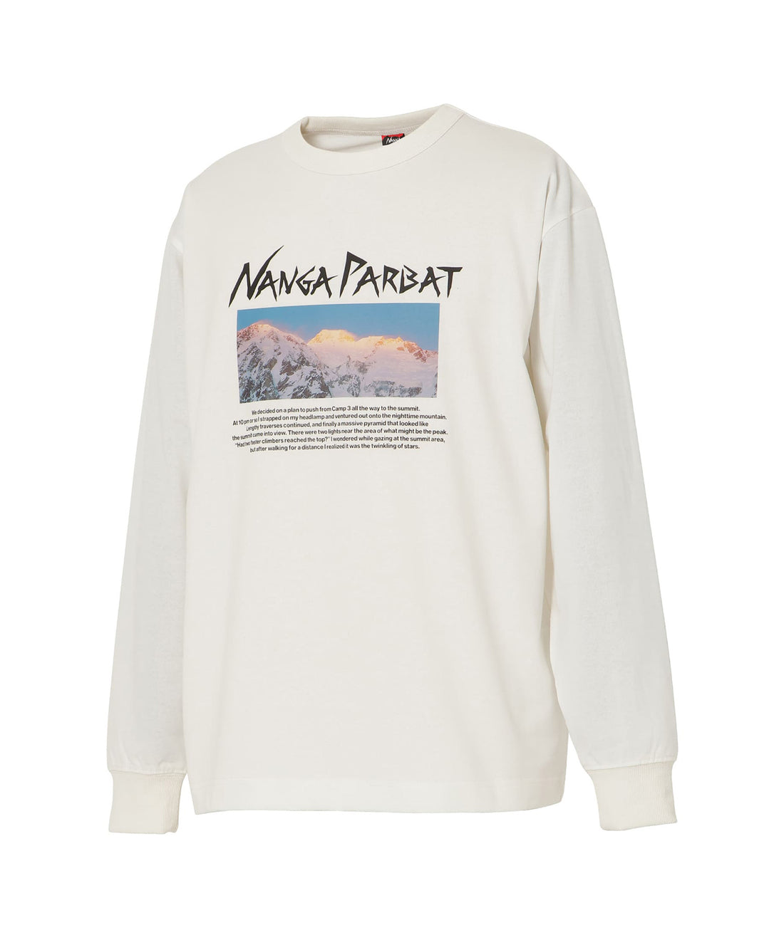 NAOKI ISHIKAWA NANGA PARBAT GRACIER L/S TEE(UNISEX)