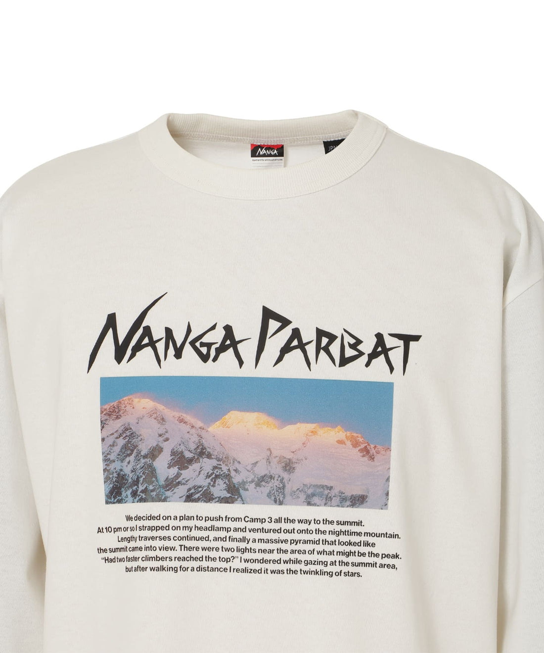 NAOKI ISHIKAWA NANGA PARBAT GRACIER L/S TEE(UNISEX)