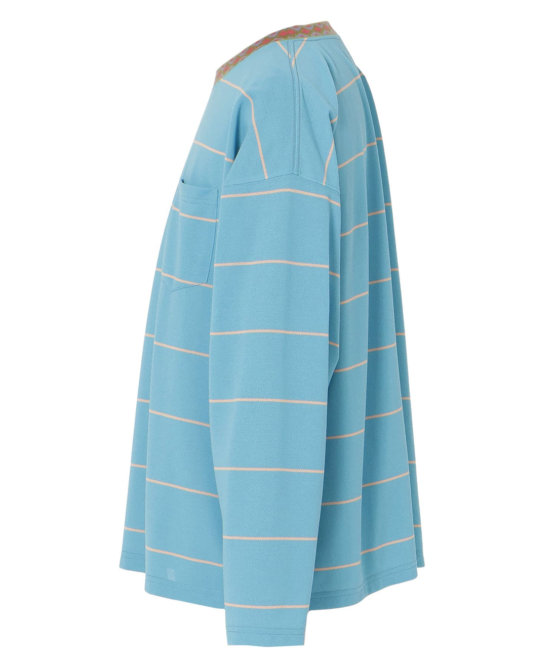 リンガーカラーパネルロングスリーブTシャツ