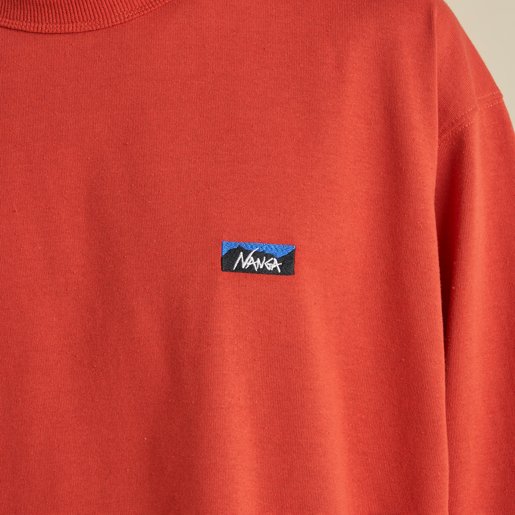 ECO HYBRID BOX LOGO EMBROIDERY L/S TEE / エコハイブリッド ボックス 