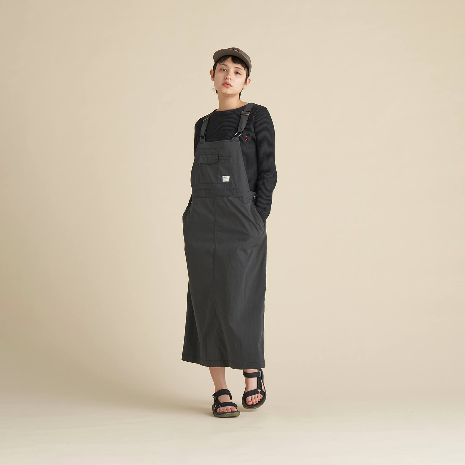 HINOC RIPSTOP FIELD OVERALLS SKIRT W / ヒノック リップストップ