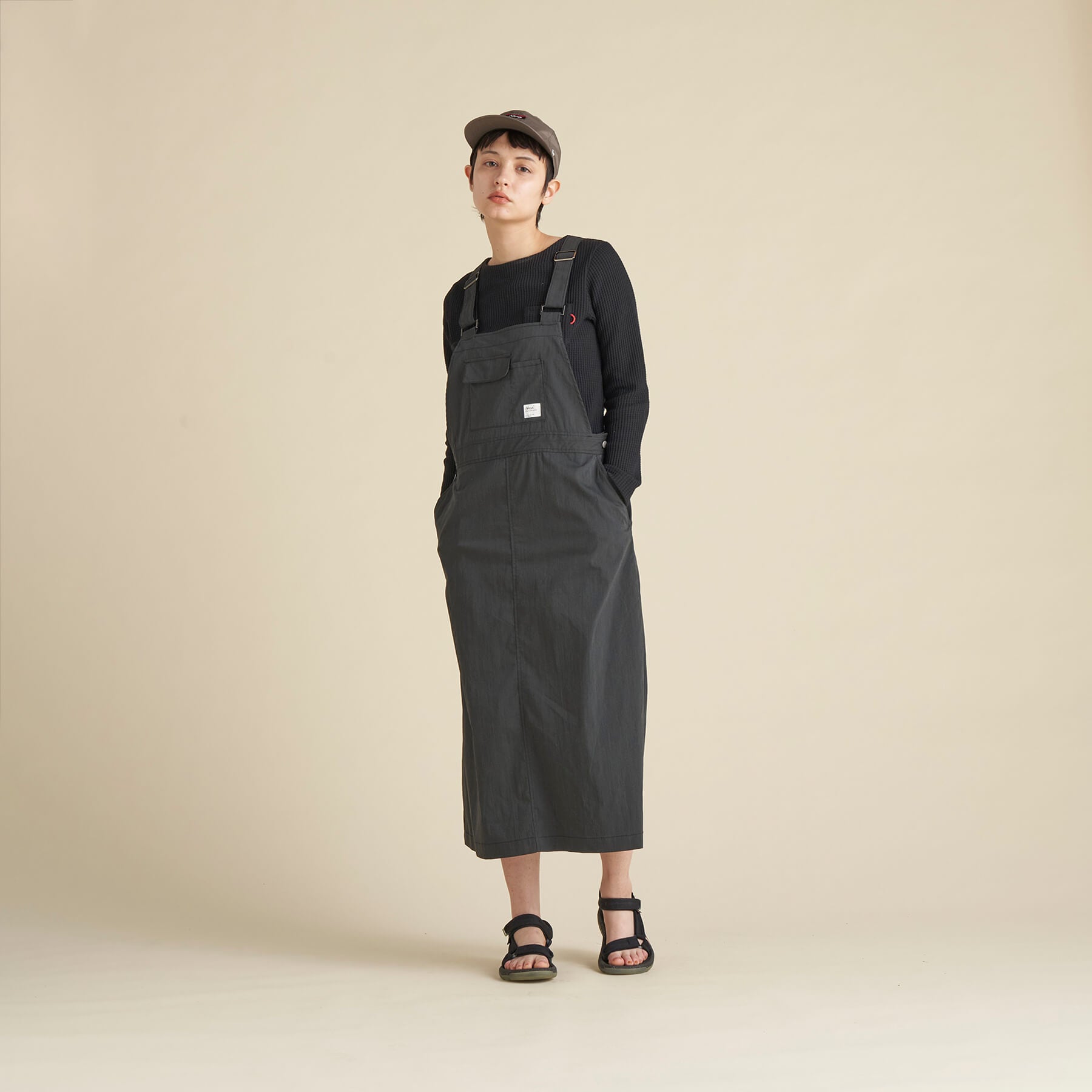 HINOC RIPSTOP FIELD OVERALLS SKIRT W / ヒノック リップストップ フィールド オーバーオール  スカート(ウィメンズ)