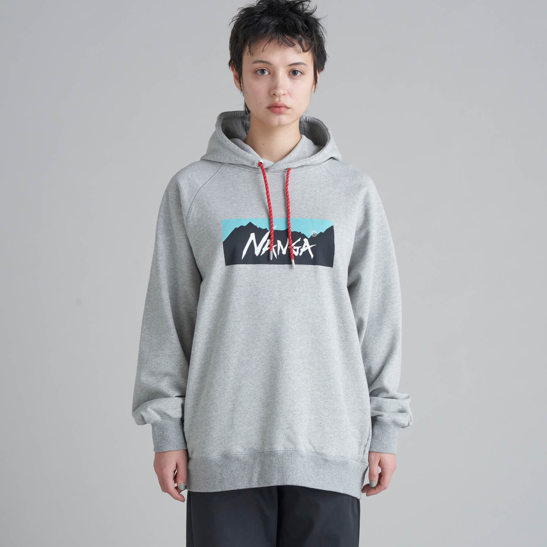 ECO HYBRID BOX LOGO SWEAT HOODIE(UNISEX) / エコハイブリッド 