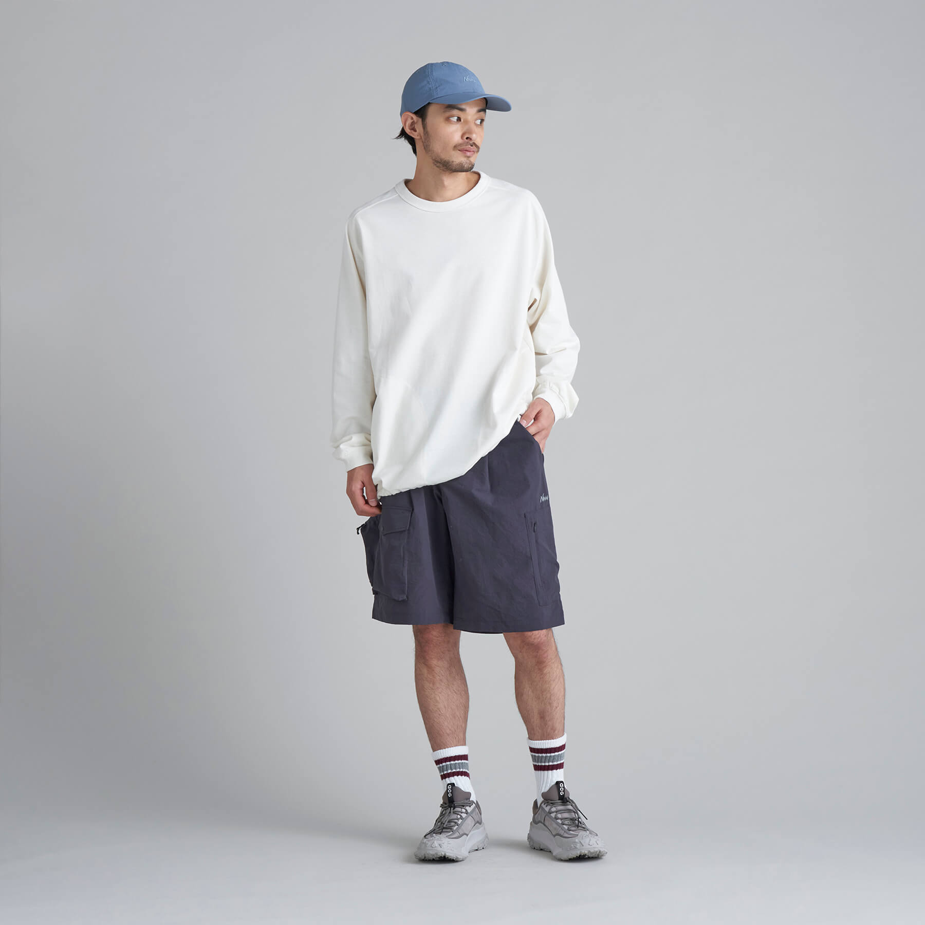 ECO HYBRID OVERSIZED L/S TEE / エコハイブリッド オーバーサイズ