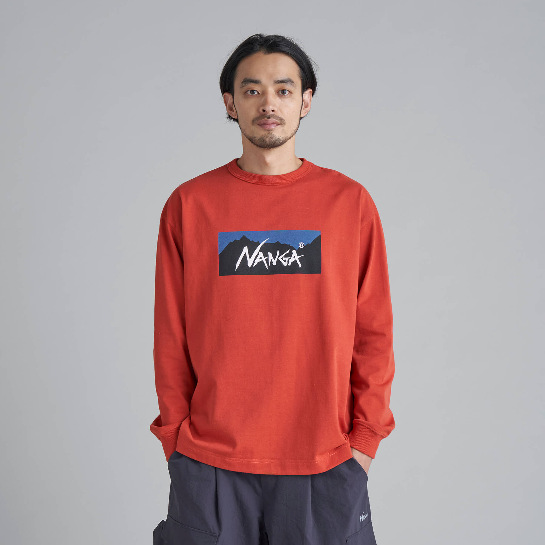 ECO HYBRID BOX LOGO L/S TEE / エコハイブリッド ボックスロゴ ロング ...