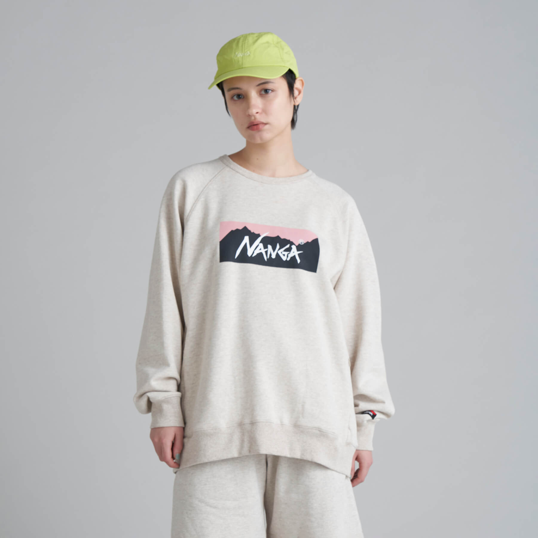 ECO HYBRID BOX LOGO SWEATSHIRT(UNISEX)