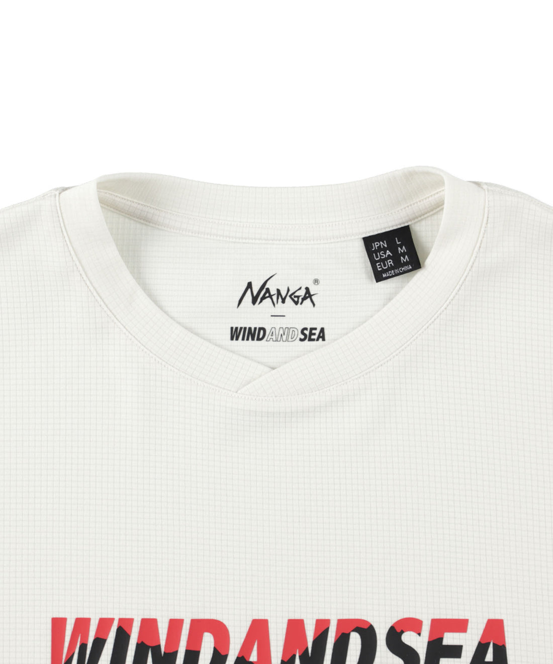 NANGA×WDS POWER DRY NW LOGO TEE