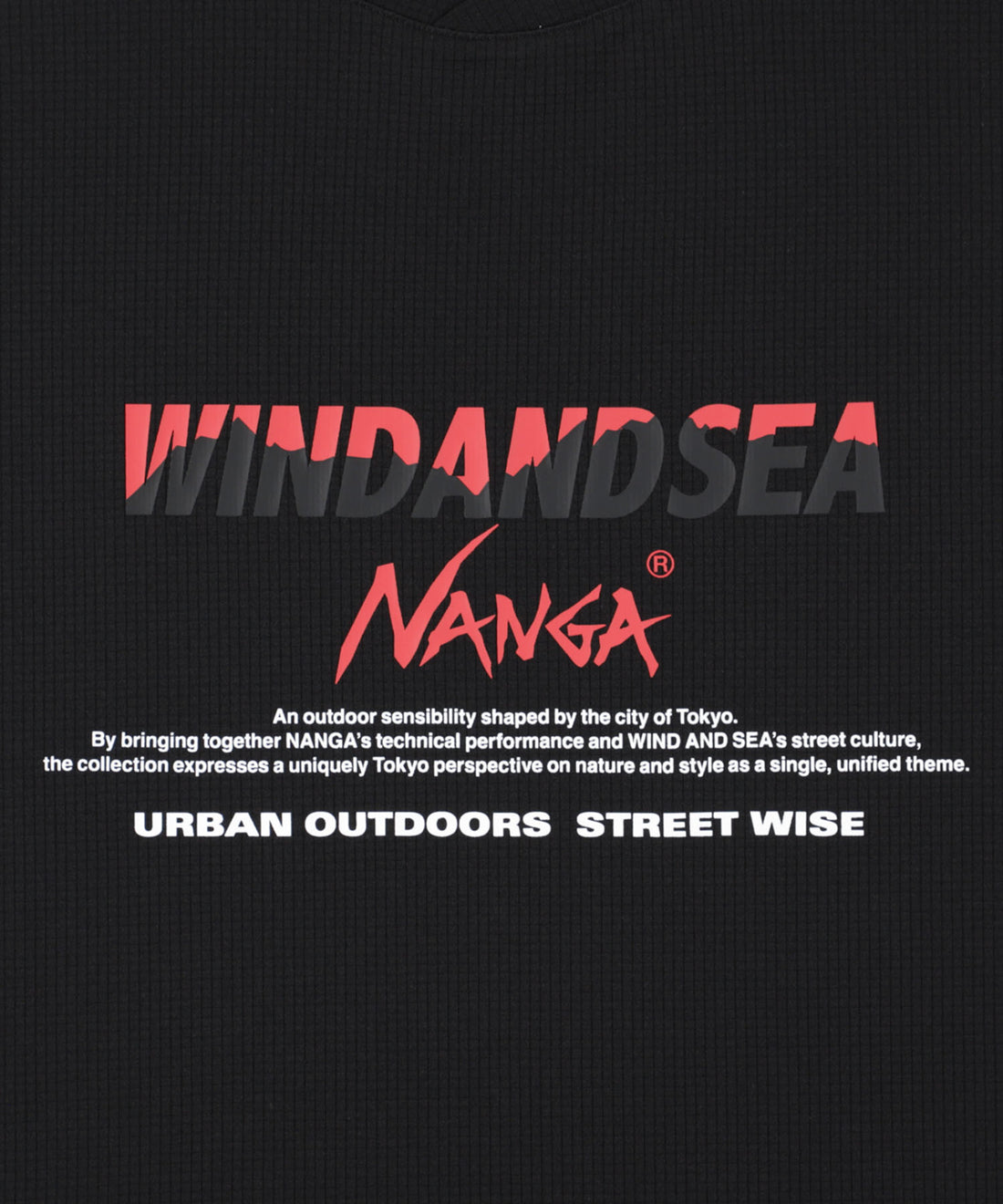 NANGA×WDS POWER DRY NW LOGO TEE
