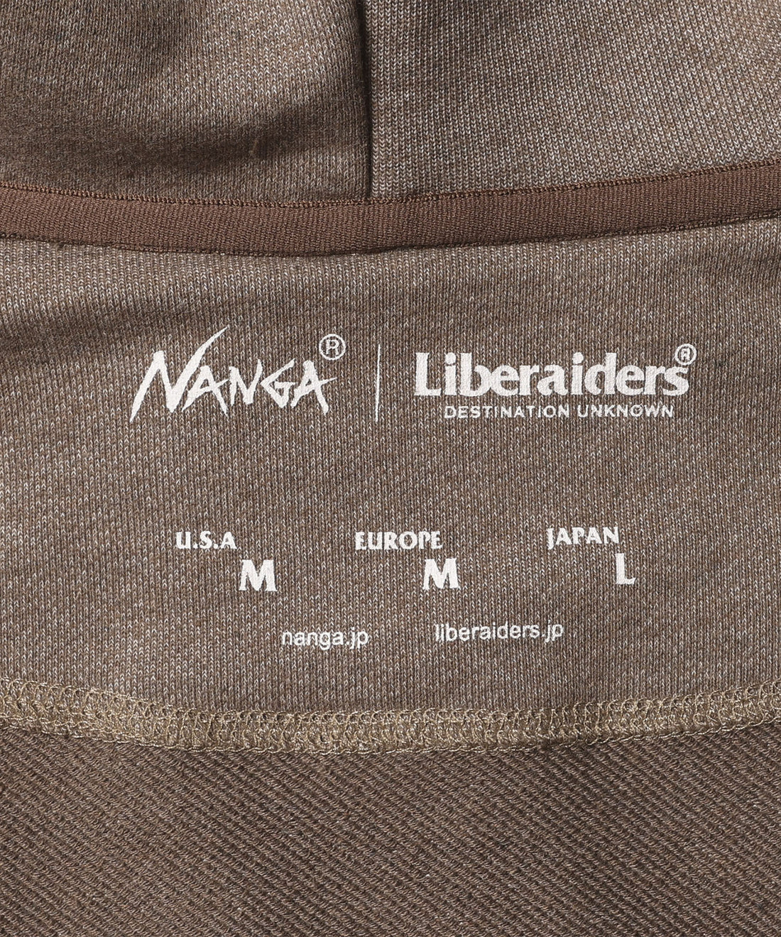 NANGA×LIBERAIDERS ECO HYBRID HOODIE