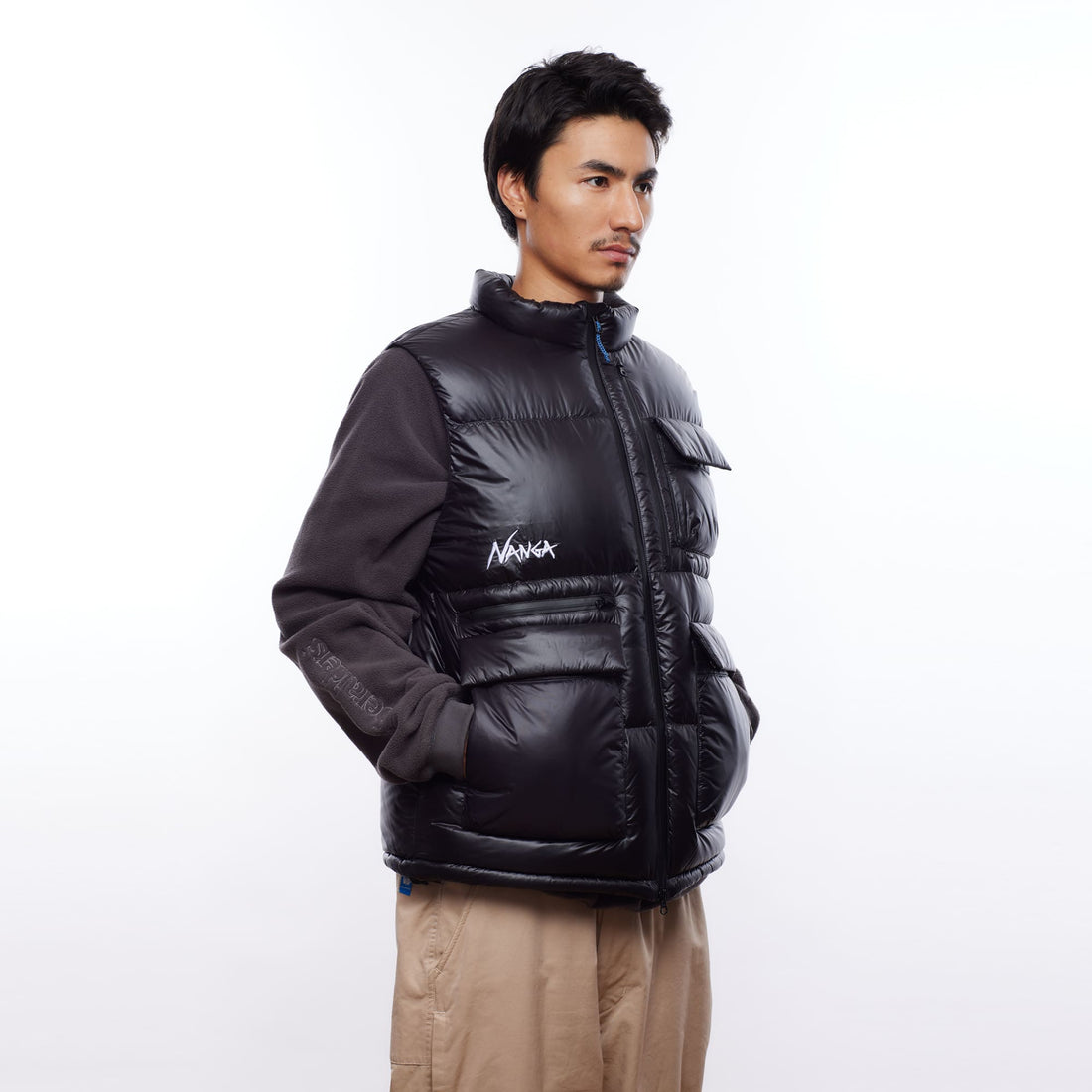 NANGA×LIBERAIDERS RIPSTOP NYLON DOWN VEST