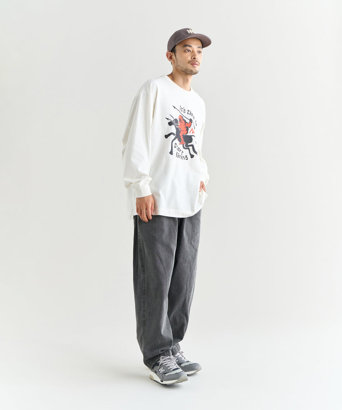 着用モデル：メンズ 180cm ／ 着用サイズ：L