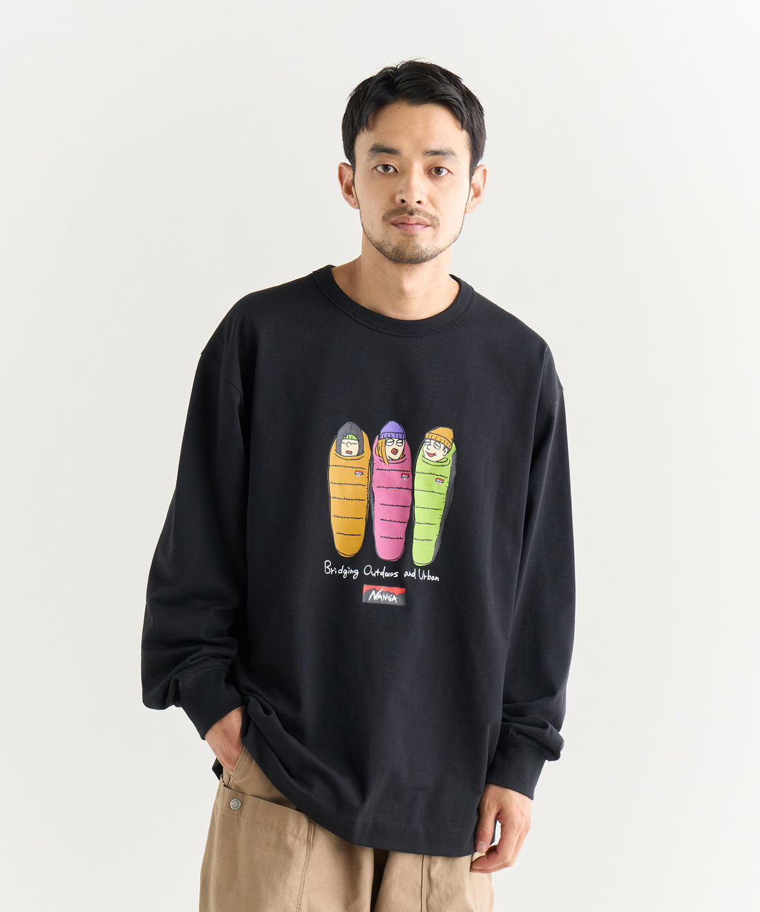 着用モデル：メンズ 180cm ／ 着用サイズ：L