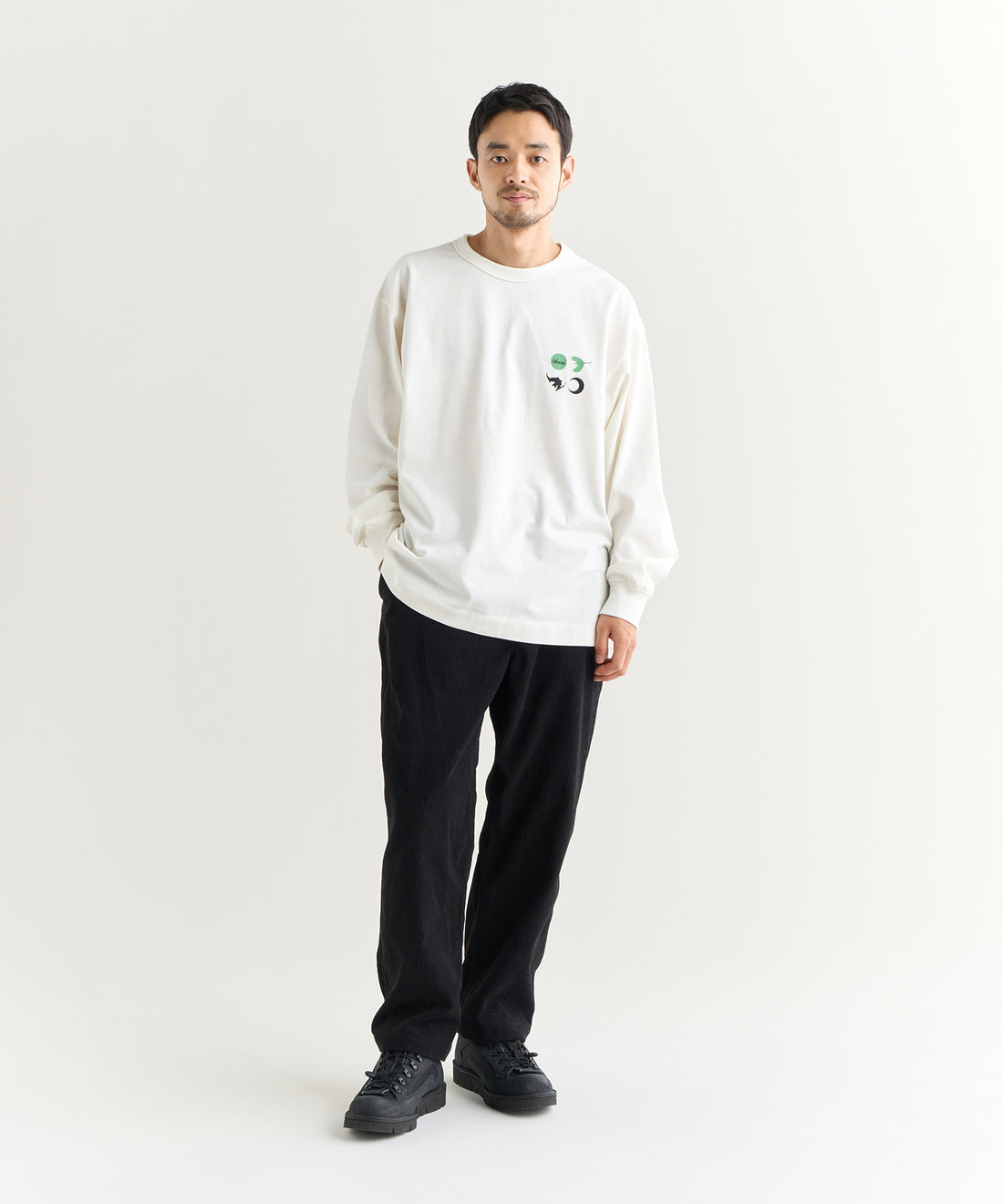 着用モデル：メンズ 180cm ／ 着用サイズ：L