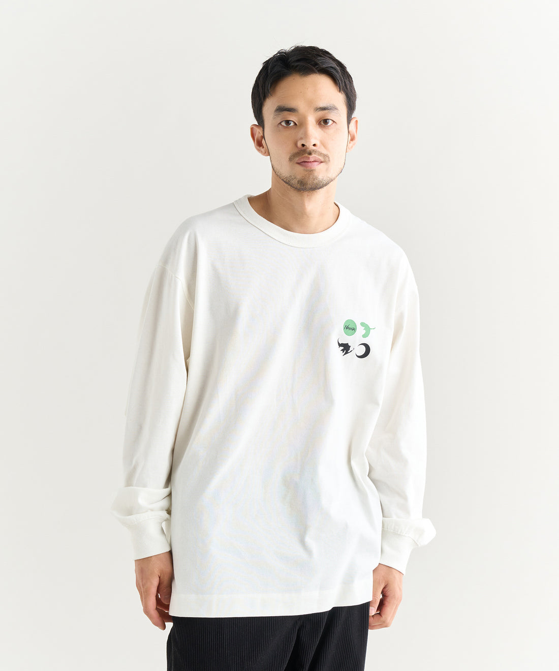 着用モデル：メンズ 180cm ／ 着用サイズ：L