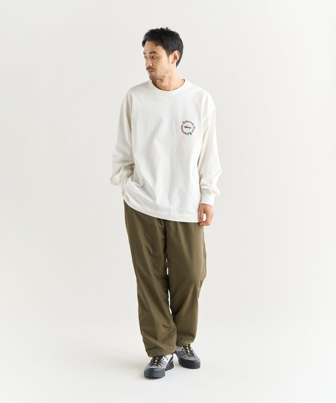 着用モデル：メンズ 180cm ／ 着用サイズ：L