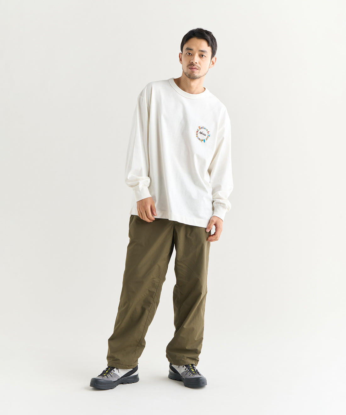 着用モデル：メンズ 180cm ／ 着用サイズ：L