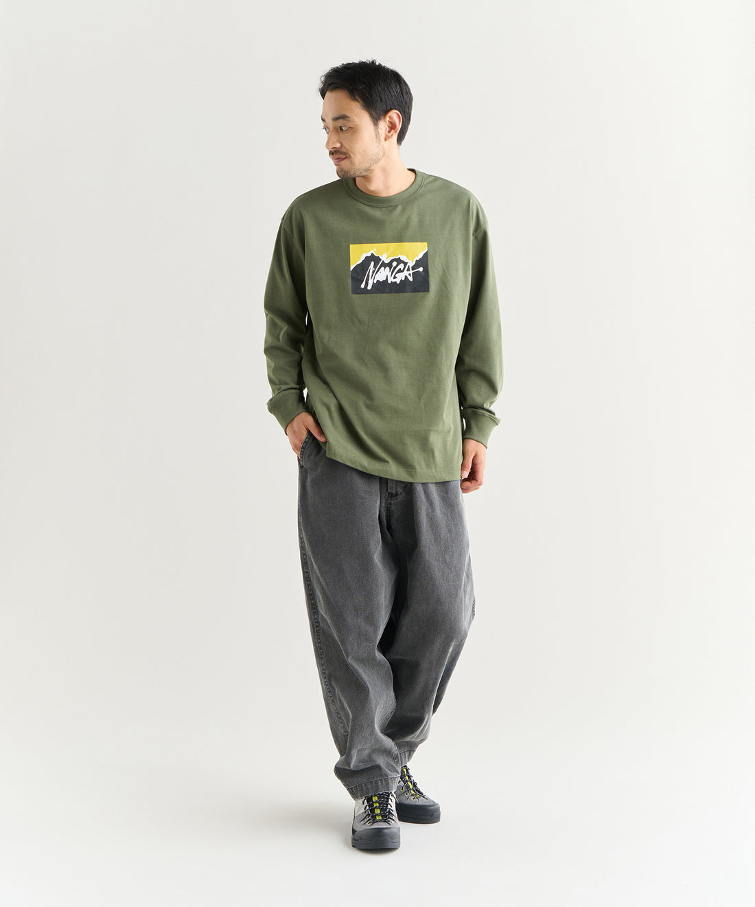 NANGA×RYUJI KAMIYAMA L/S TEE