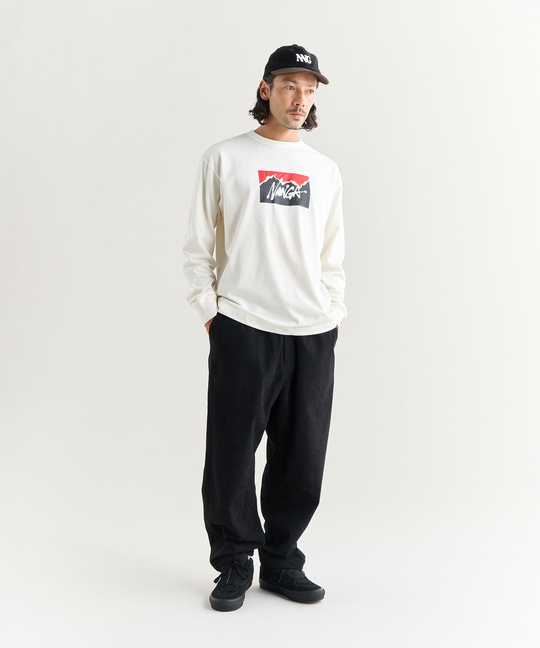 NANGA×RYUJI KAMIYAMA L/S TEE