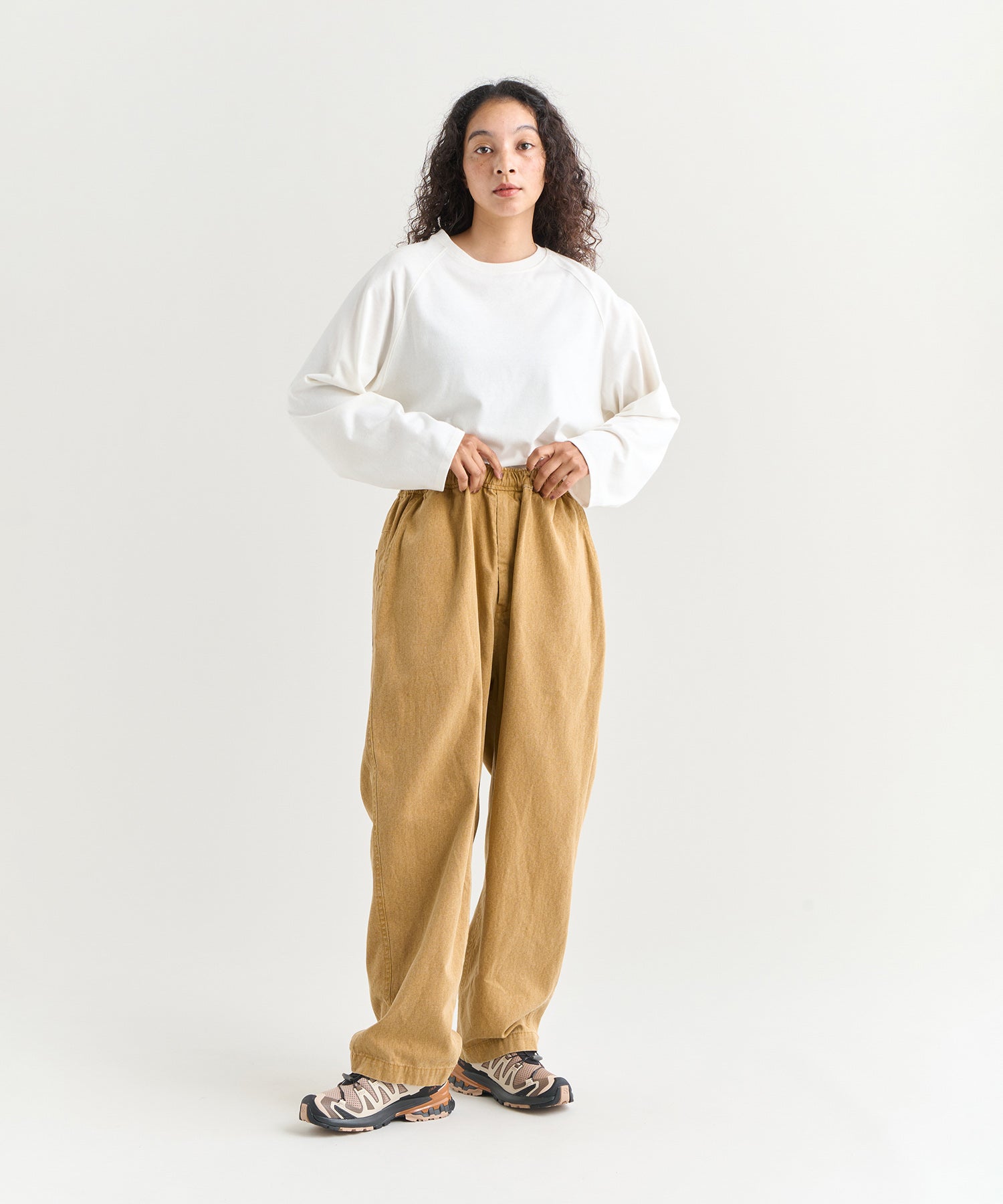 SPECIAL PRICE】エコハイブリッド ラグランスリーブ チュニックTシャツ