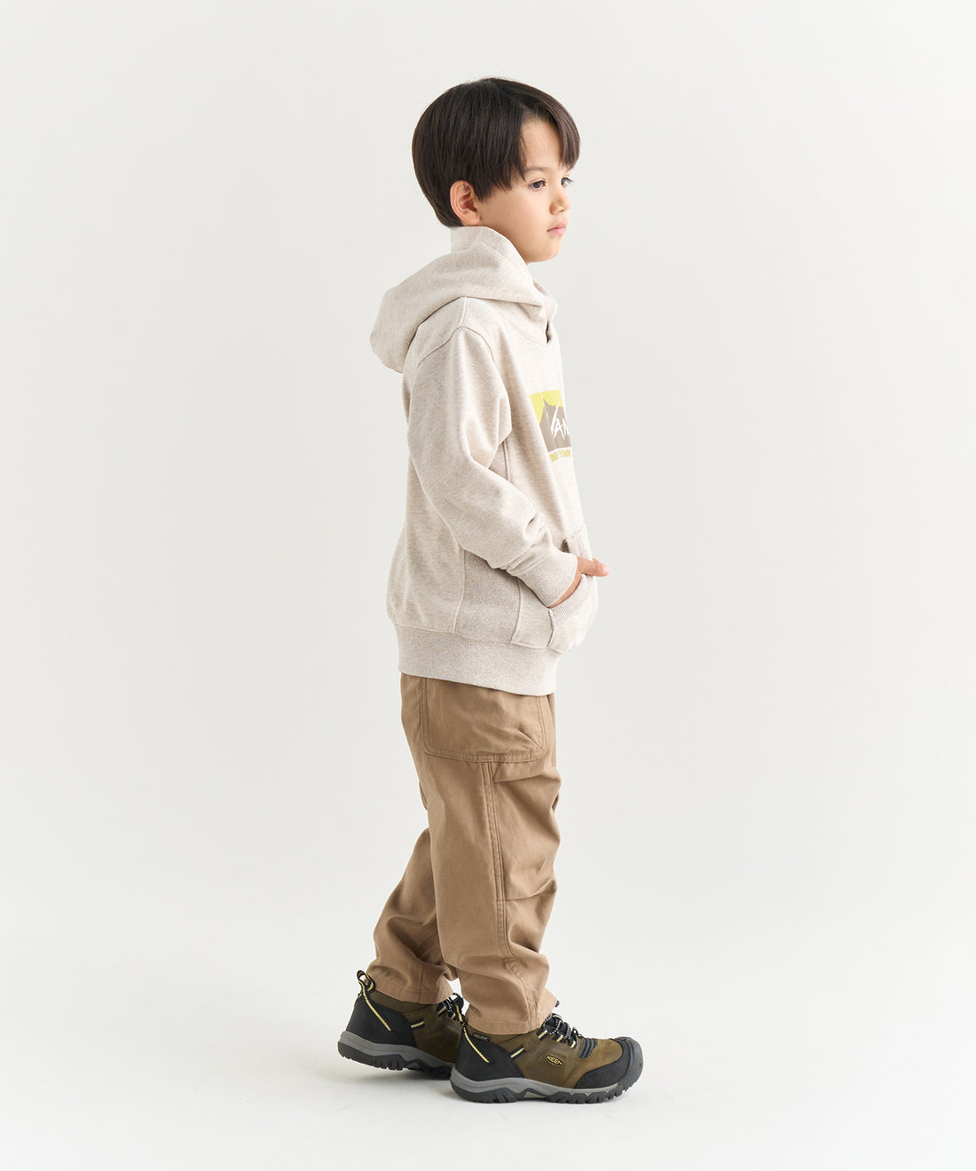 キッズ バックサテン カーゴパンツ