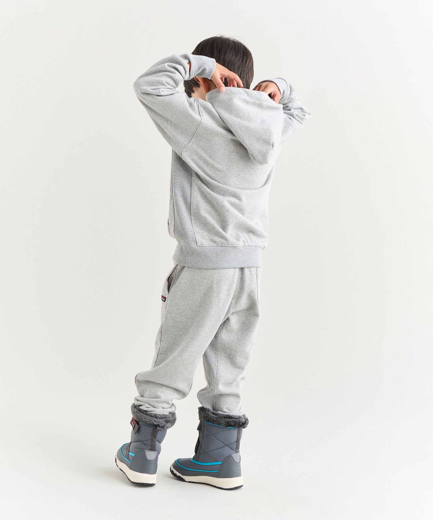 エコハイブリッド ミニボックスロゴ キッズ スウェット