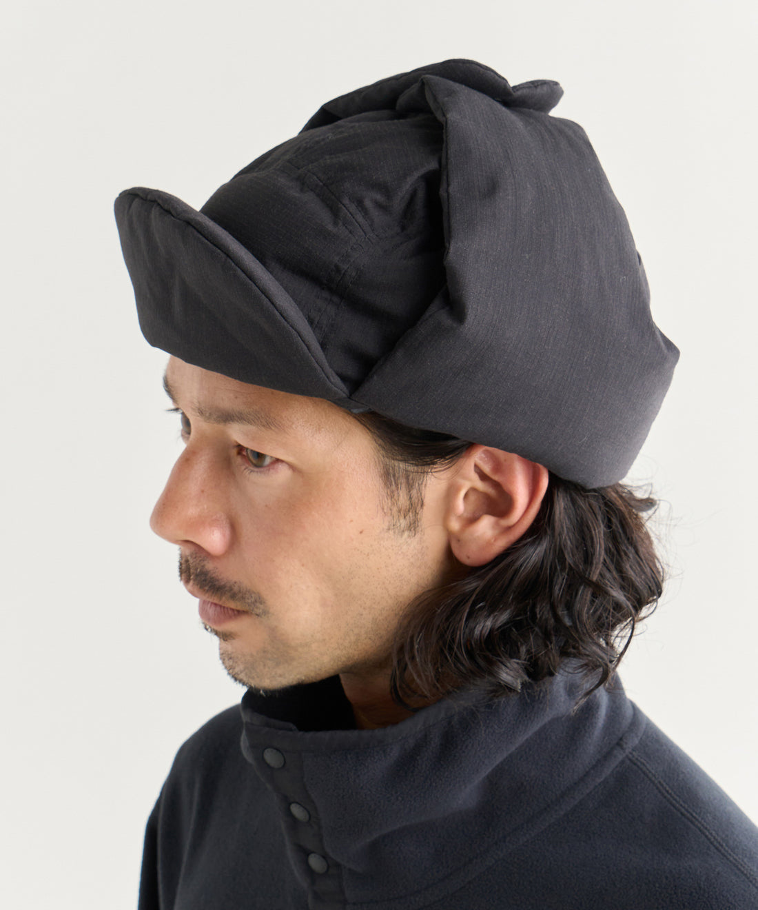 ヒノックリップストップ ダウンイヤーフラップキャップ