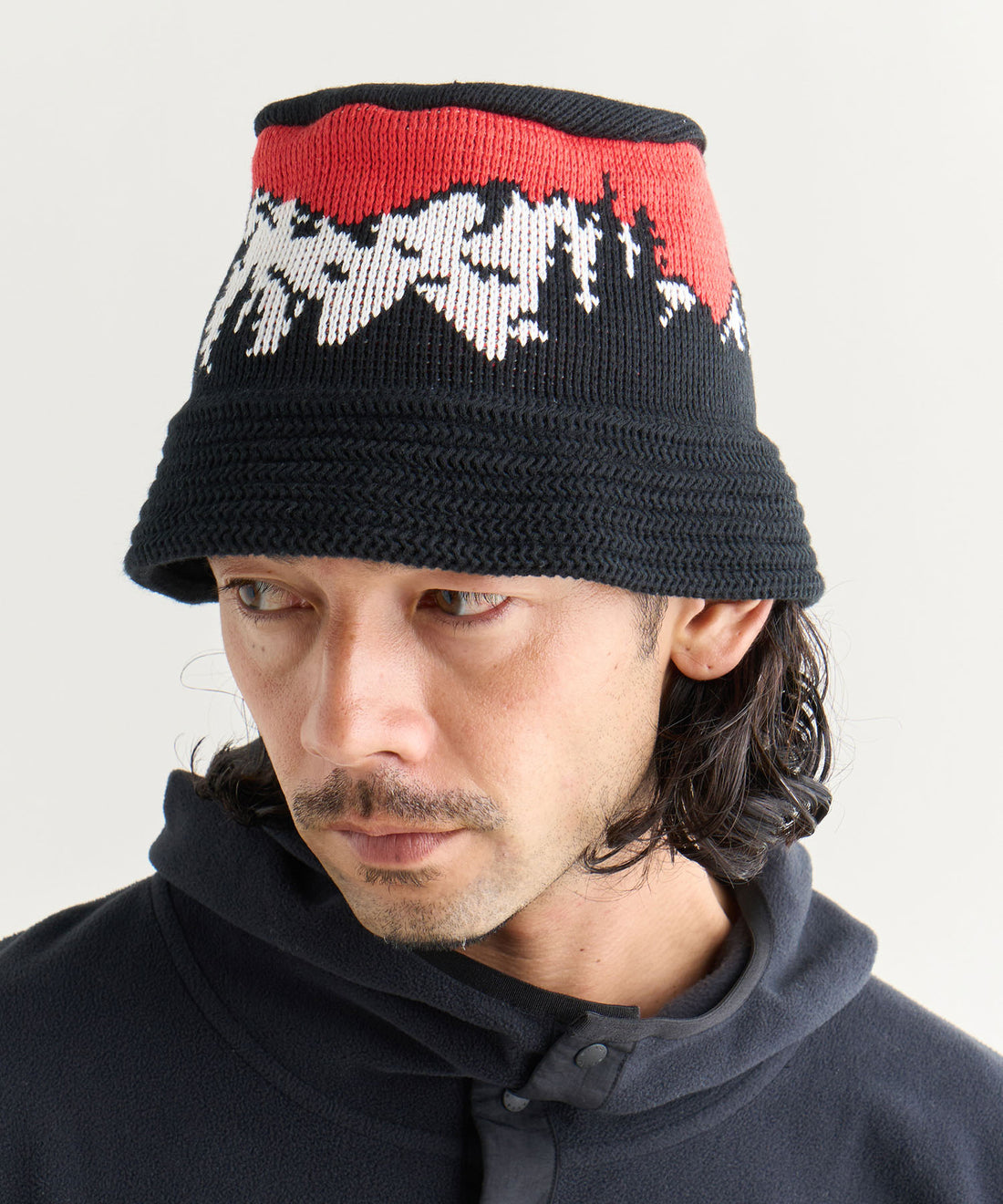 ジャカード ニットハット