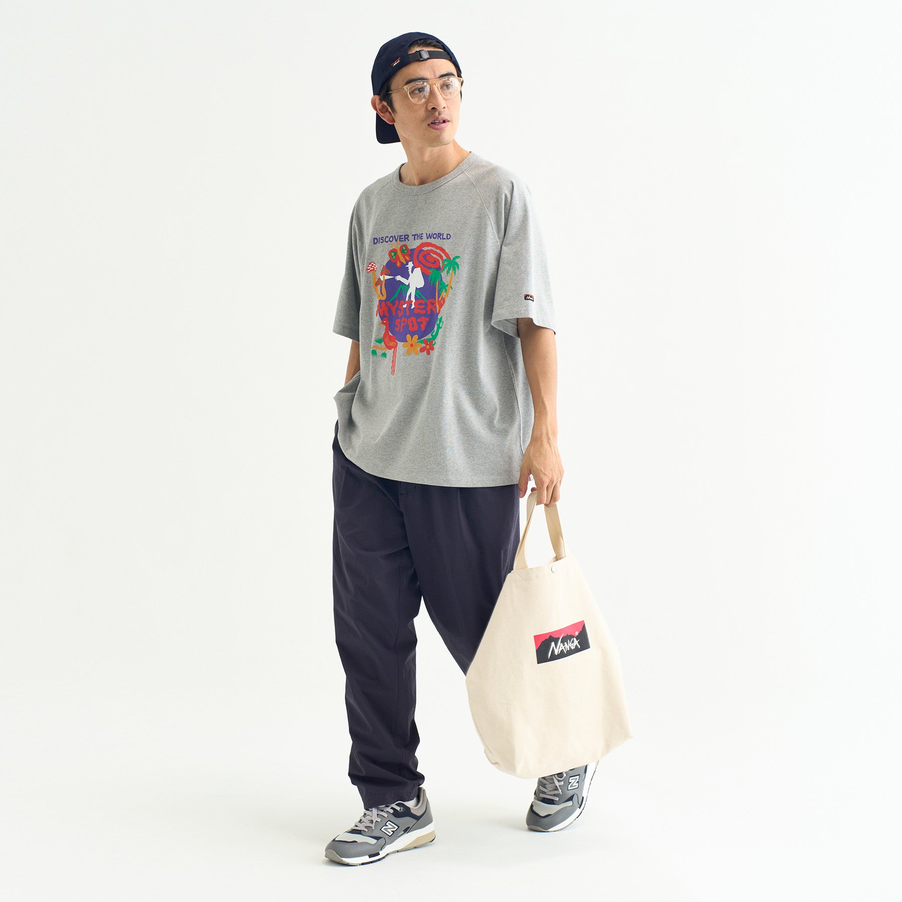 NANGA LOGO CANVAS TOTE 2 WAY BAG/ナンガ ロゴキャンバストート 2WAY