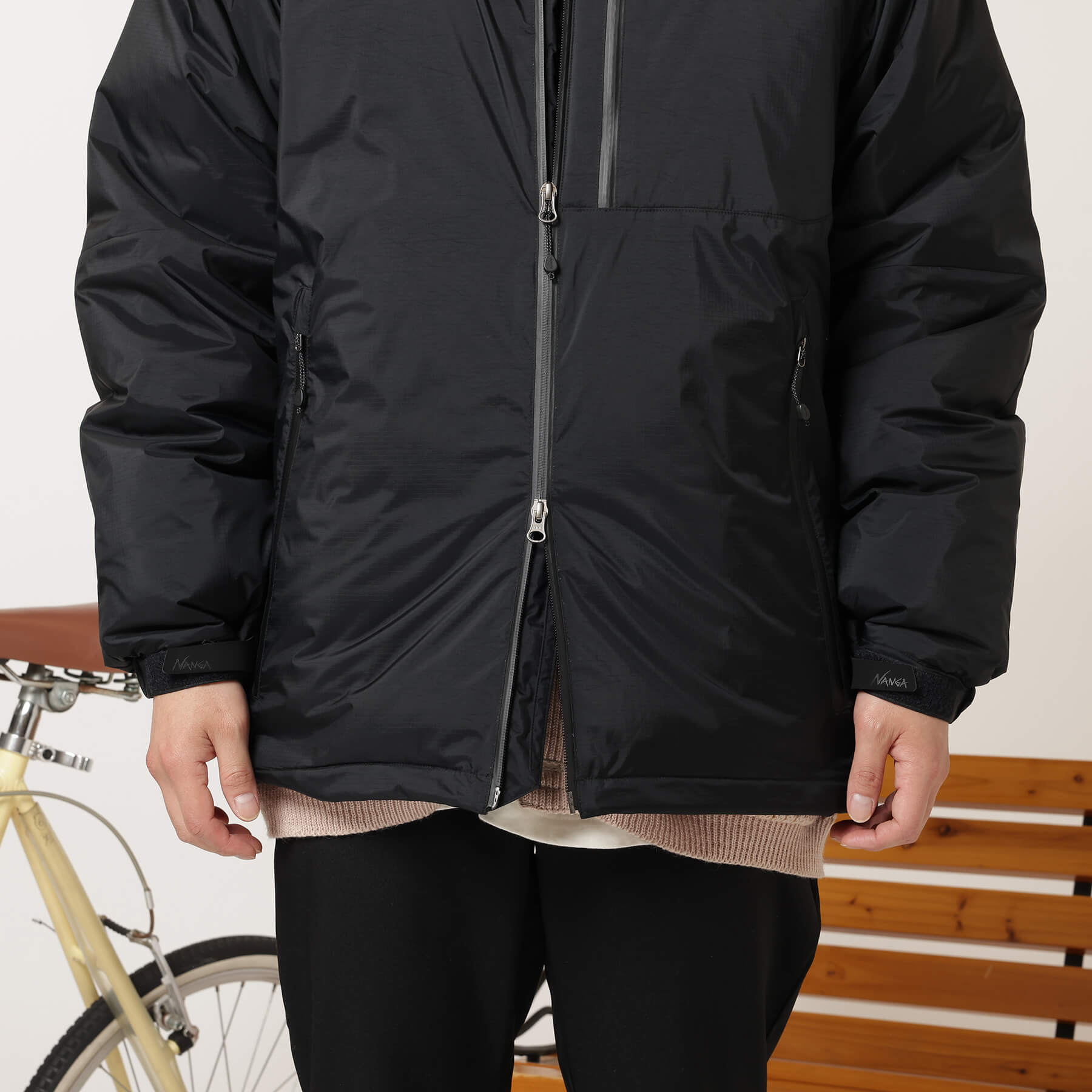 AURORA STAND COLLAR DOWN JACKET / オーロラスタンドカラーダウン