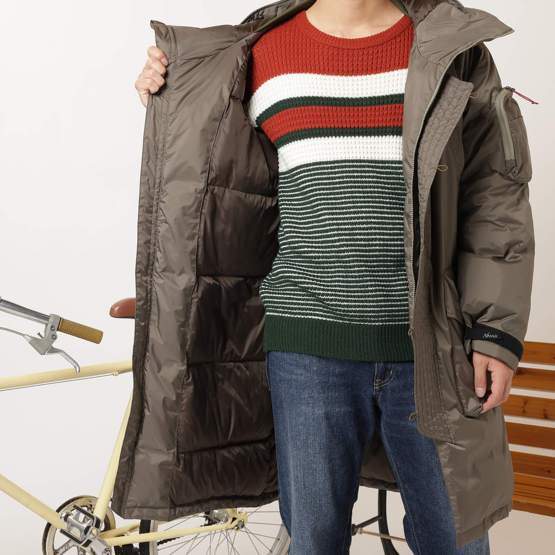 AURORA DOWN FIELD HALF COAT / オーロラダウンフィールドハーフコート