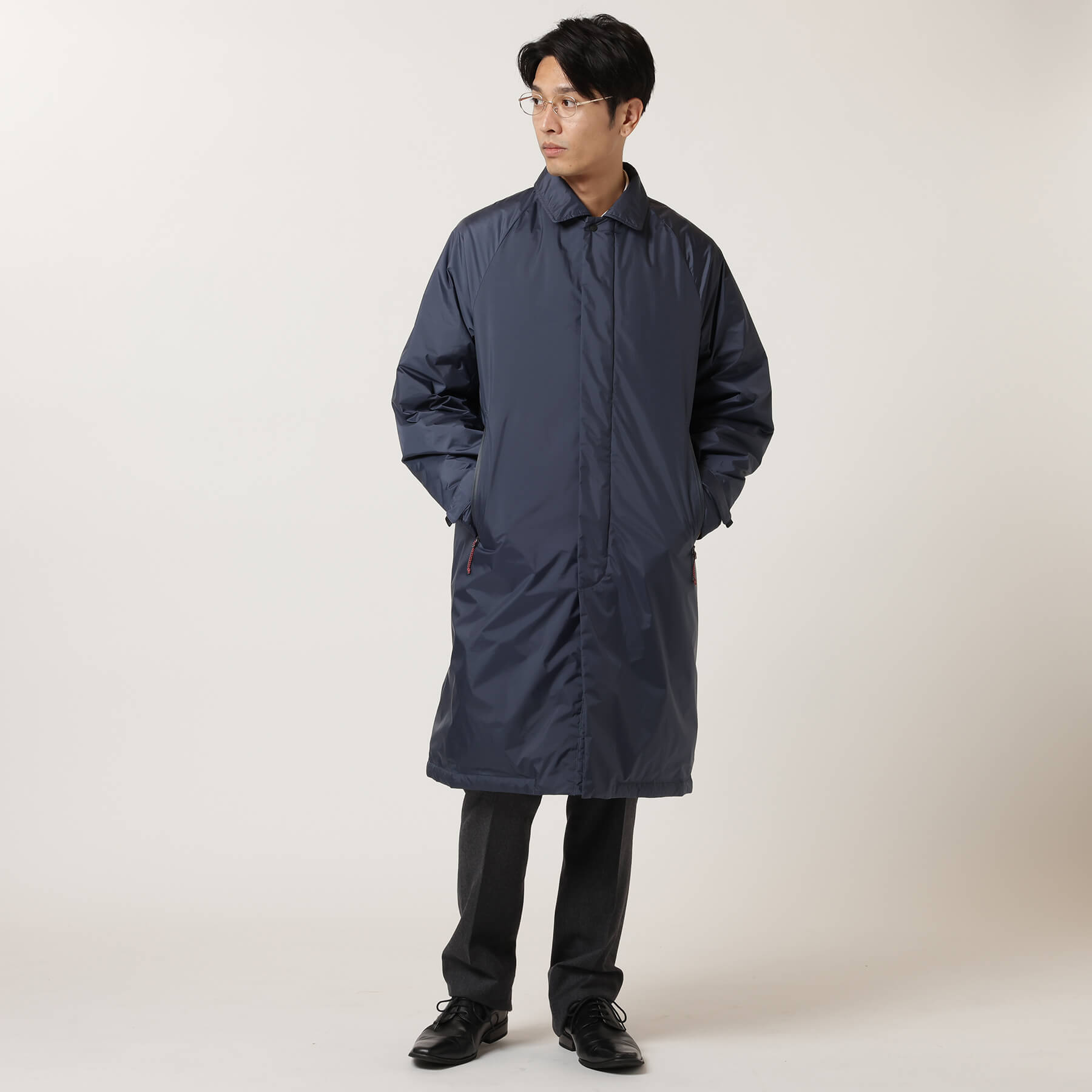 AURORA SOUTIEN COLLAR COAT (MEN) / オーロラステンカラーコートメンズ