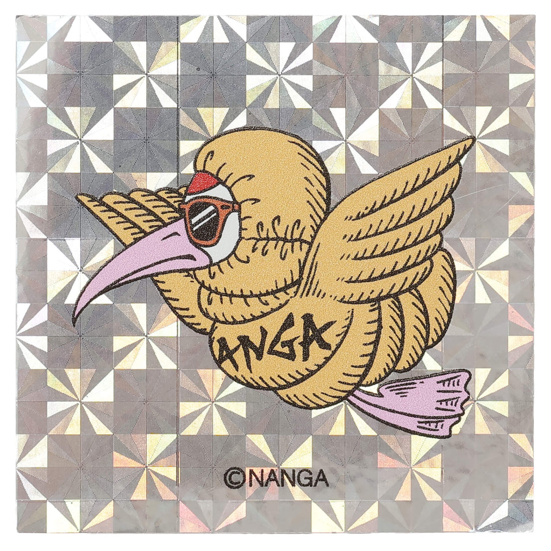 HOLOGRAPHIC GAAACY SQUARE STICKER / ホログラフィックガーシースクエアステッカー