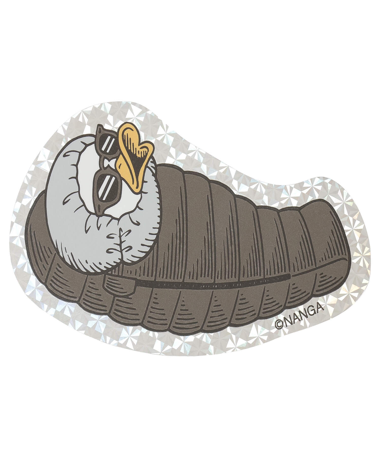 金魚番長 全裸キラカード ステッカー HOLOGRAPHIC GAAACY SQUARE