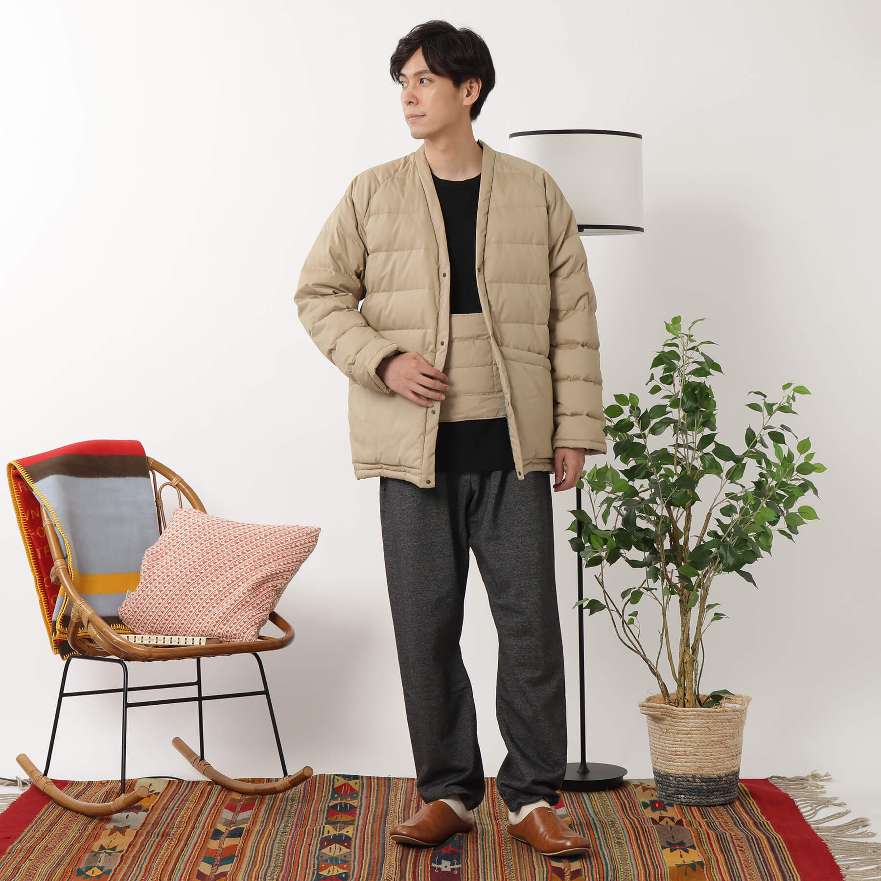 NANGA ナンガ COTTON PEACH DOWN HARAMAKI コットンピーチダウン