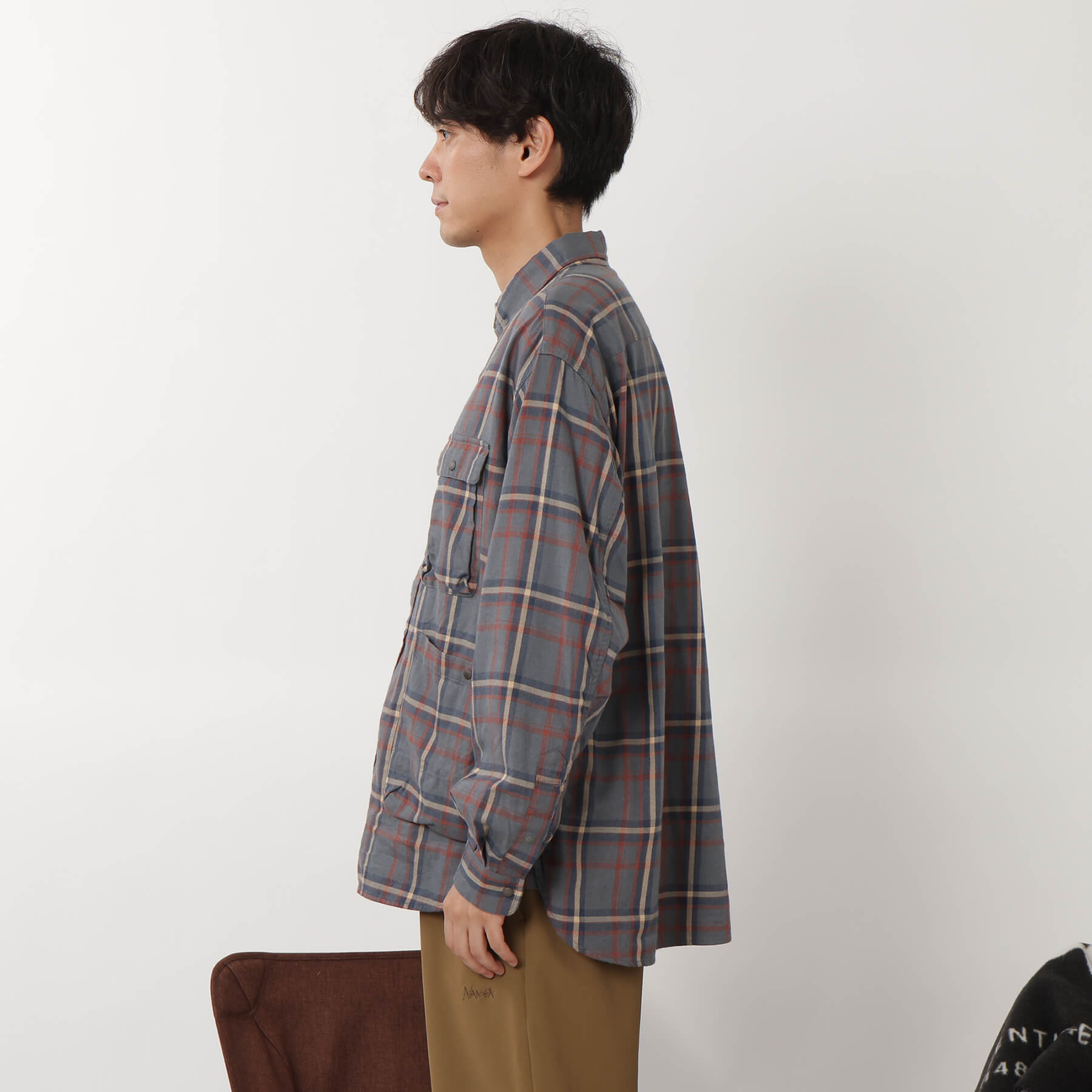 FADE PLAID CAMP SHIRT / フェードプレイドキャンプシャツ – NANGA