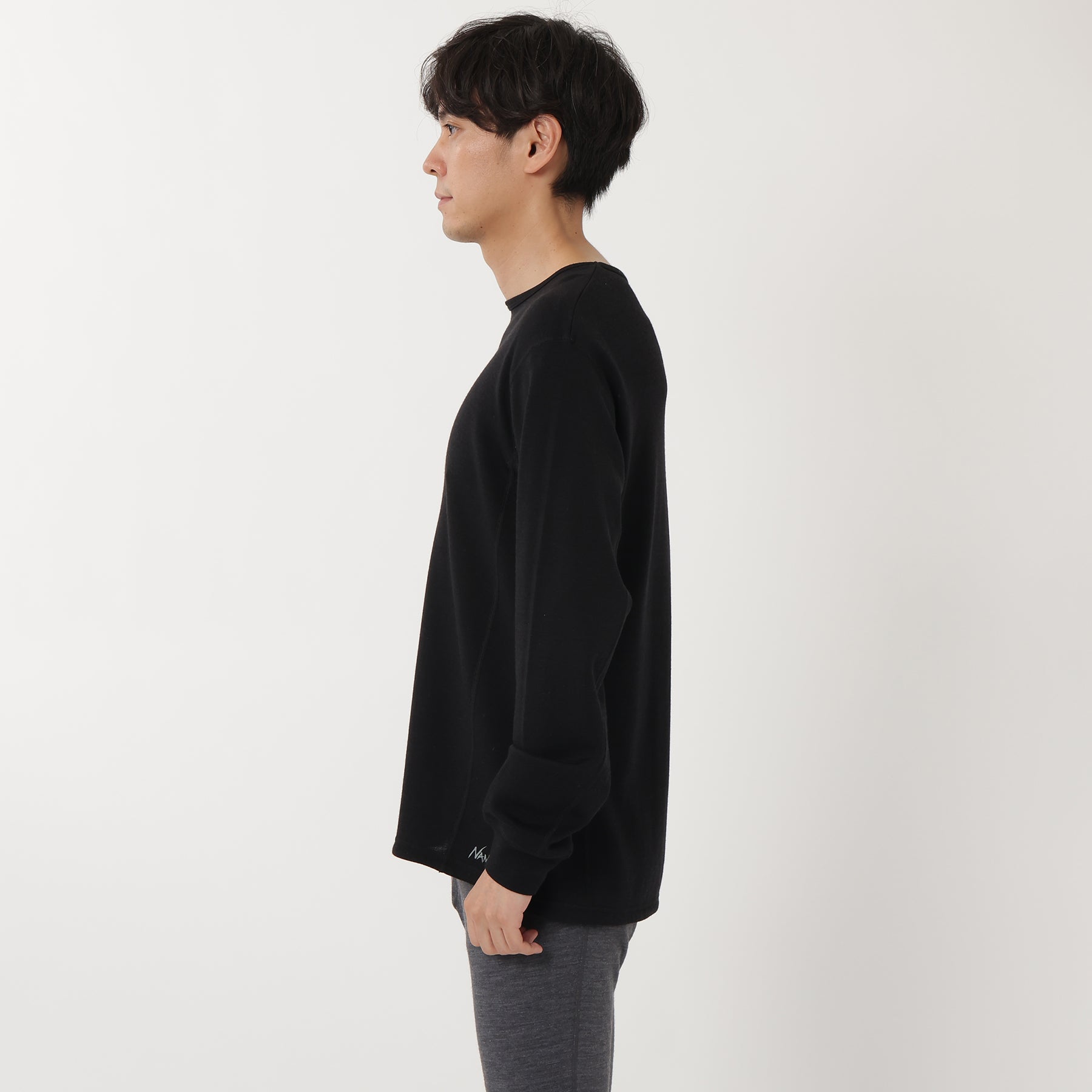 MERINO WOOL BASE LAYER L/S TOP / メリノウールベースレイヤーロング