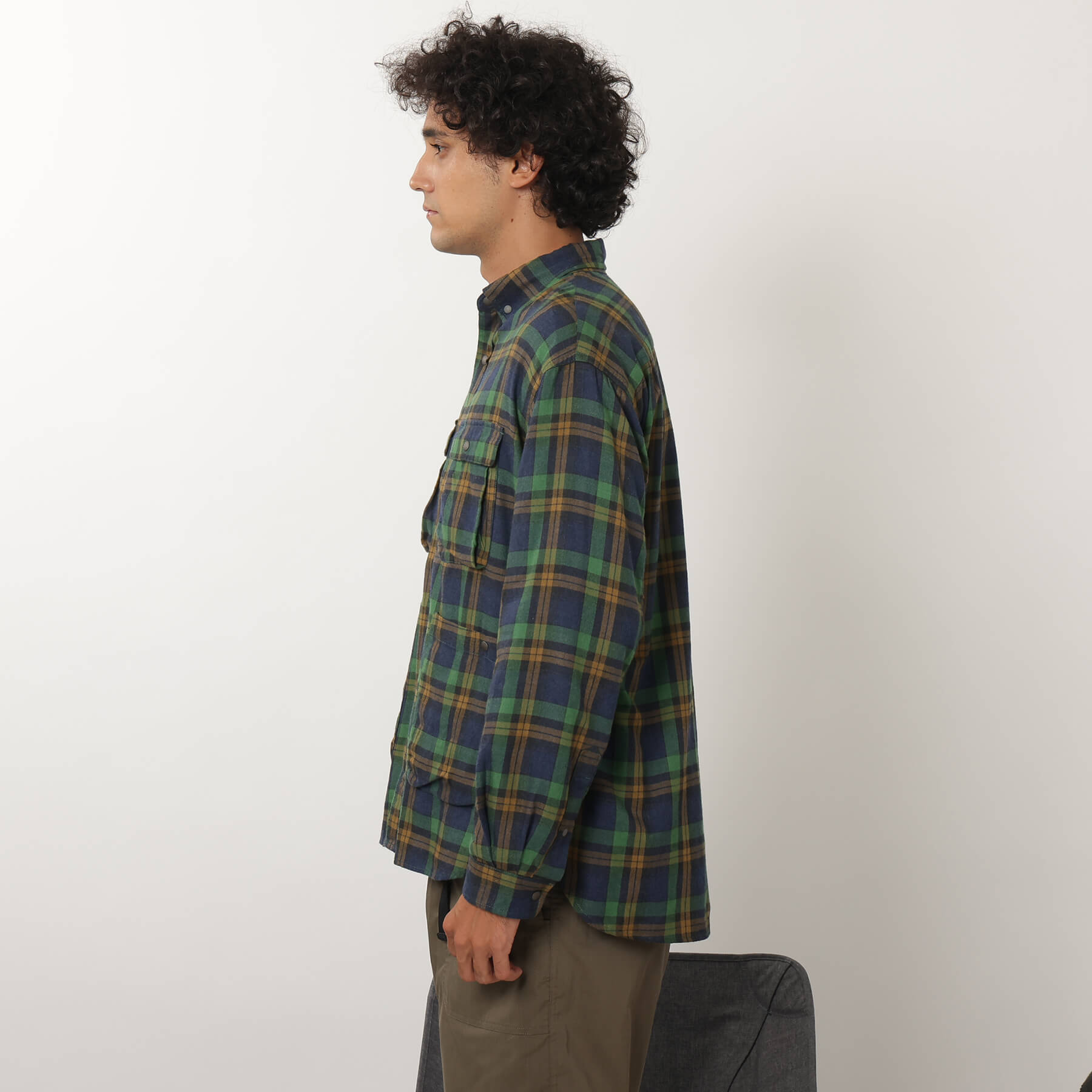 FADE PLAID CAMP SHIRT / フェードプレイドキャンプシャツ – NANGA