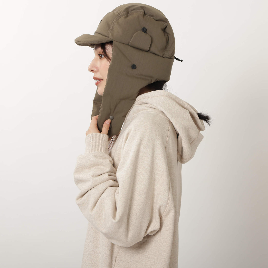 TAKIBI RIPSTOP DOWN EAR FLAP CAP / タキビリップストップダウンイヤーフラップキャップ