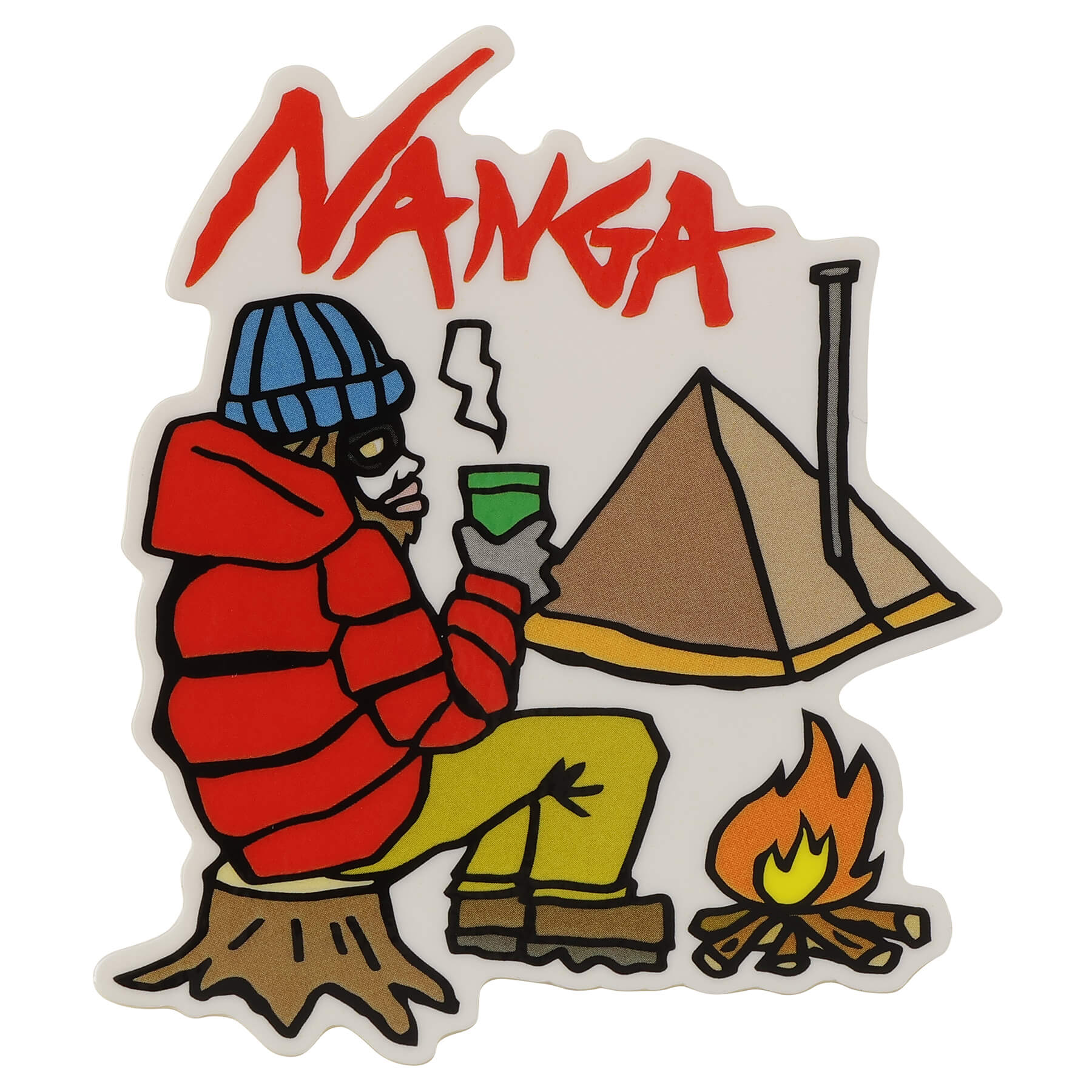 NANGA×USHIODA HIROAKI STICKER / ナンガ×ウシオダヒロアキ ステッカー